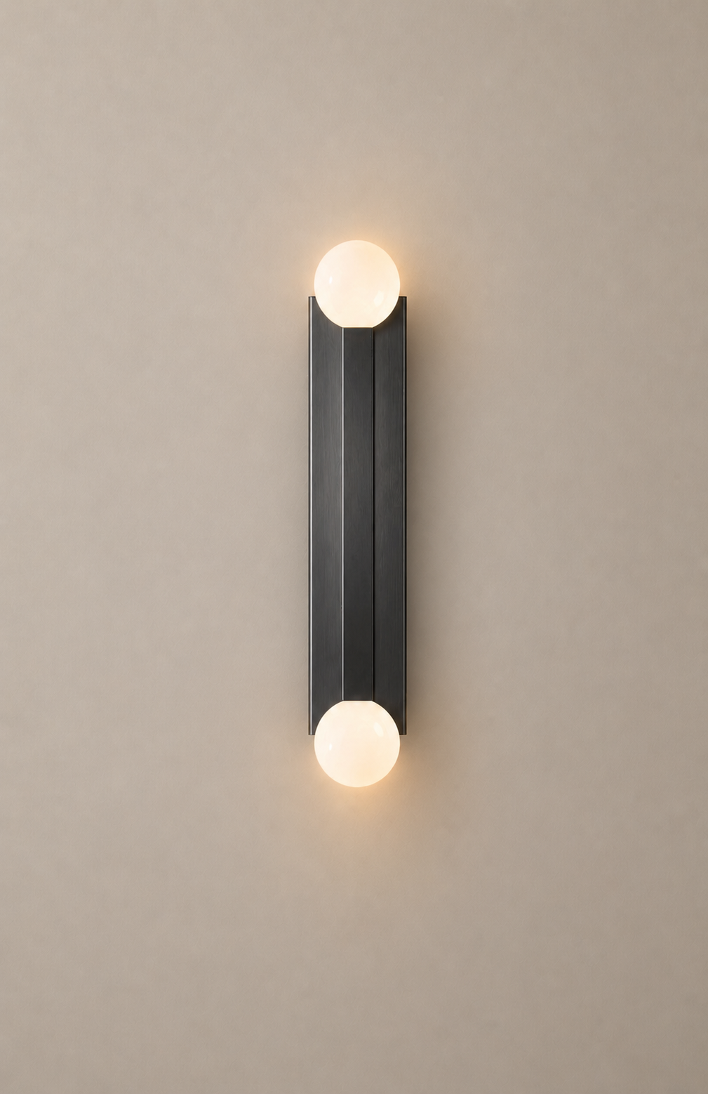 Daikon Studio Fisher Sconce Double XL Onyx Wax.png