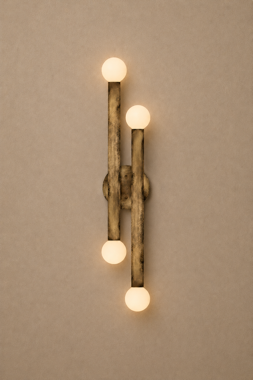 Daikon Studio Slope Sconce Aged Brass.png