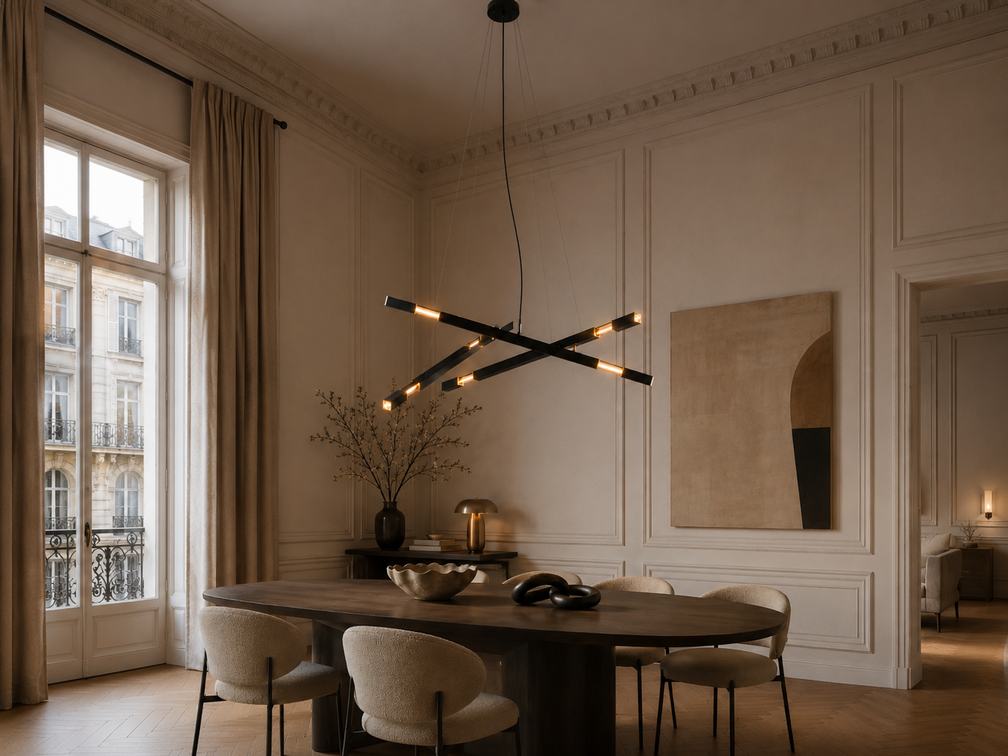 Daikon Studio Dynamic Stilk Chandelier Install Dining.png
