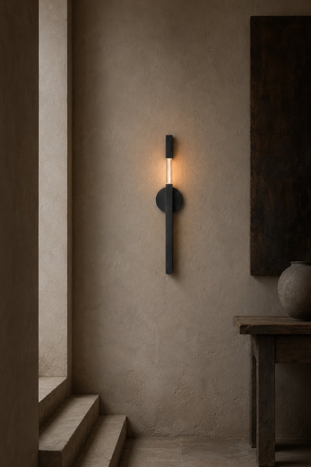 Daikon Studio Stilk Sconce Install Hallway.jpg