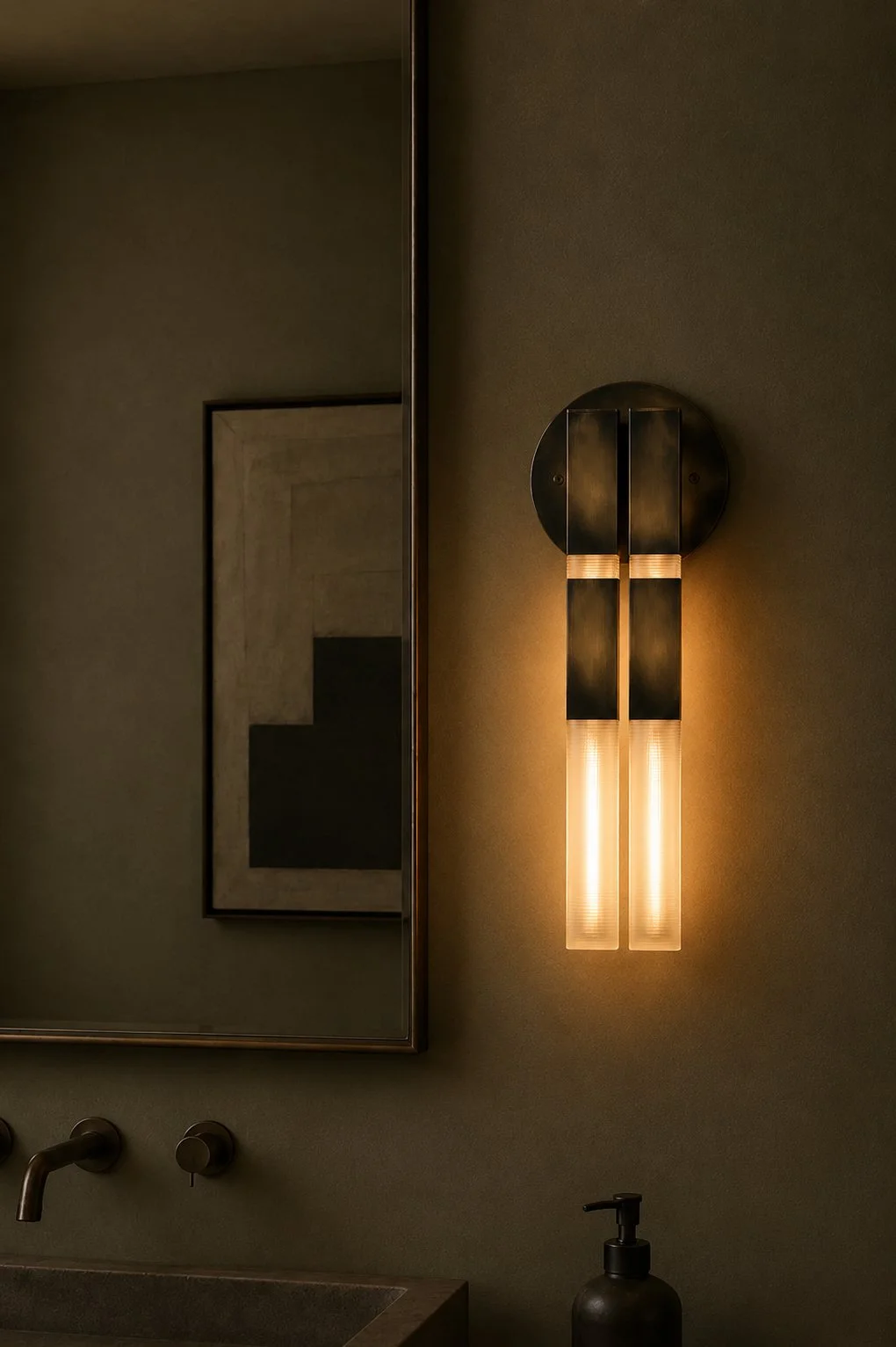 Daikon Studio Banded 2.0 Sconce Install Bath.jpg