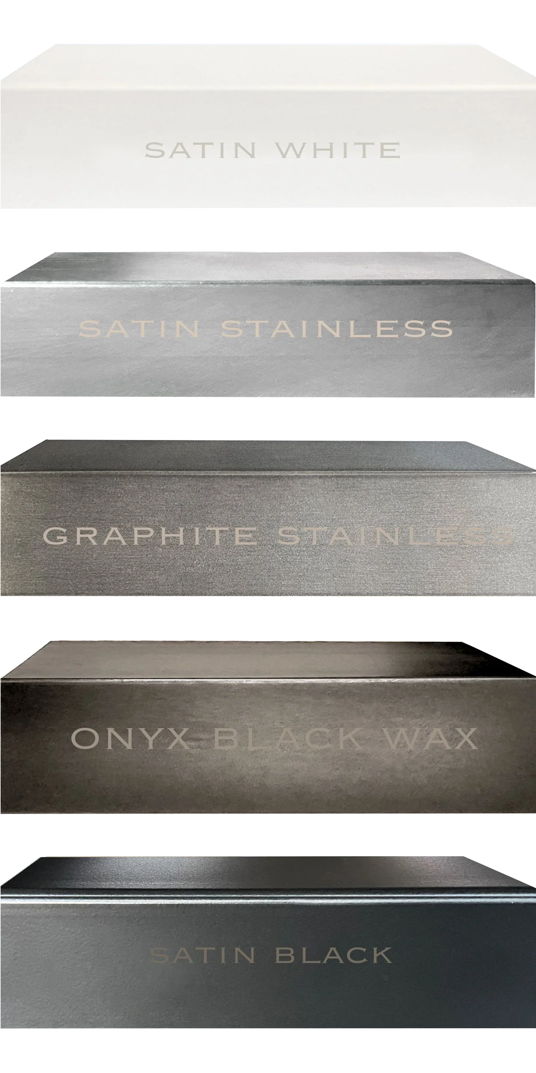 Daikon Studio Stainless Steel Hand Applied Finishes and Patinas.