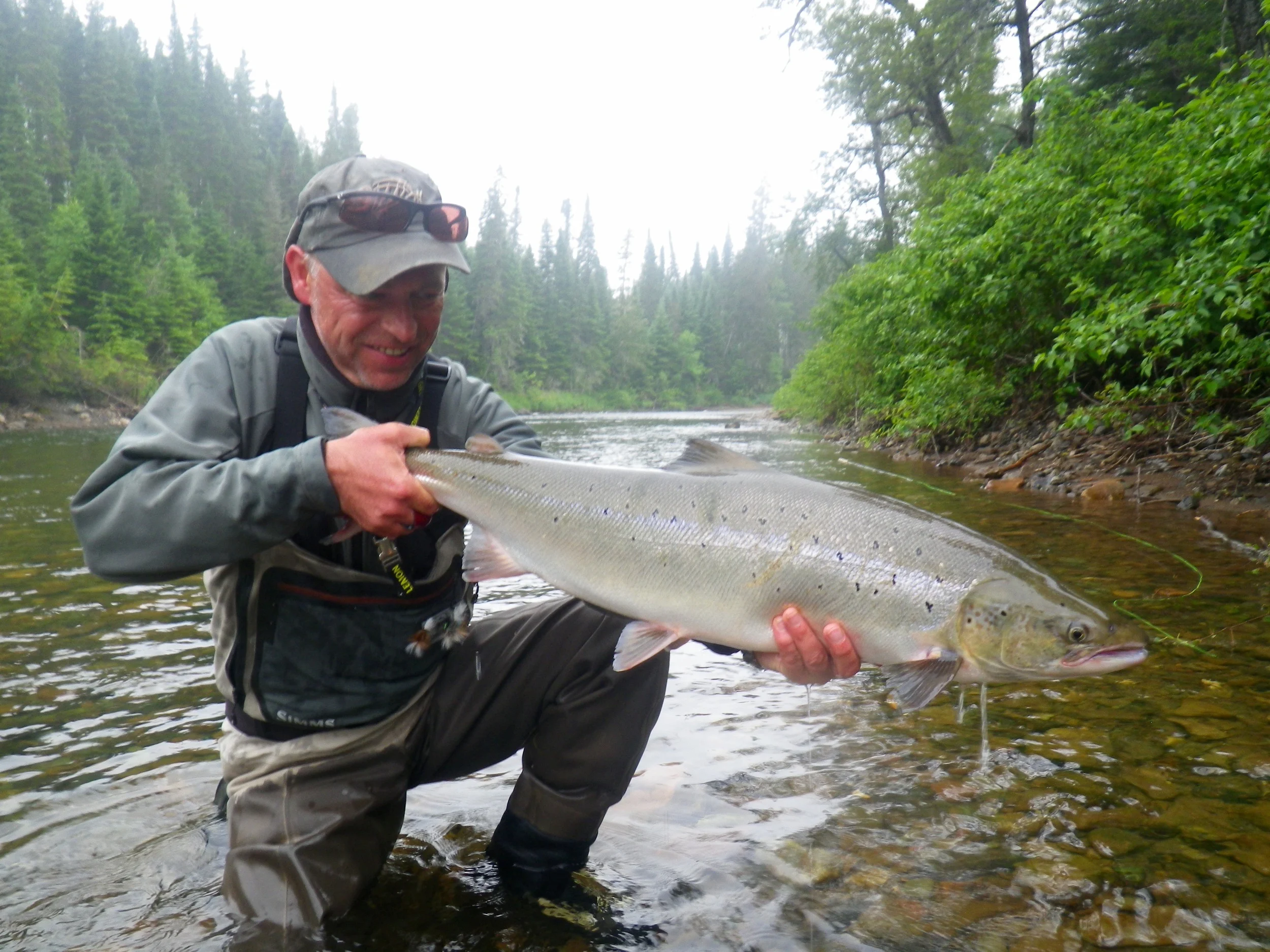 Denmark angler Thomas Mahnke has been a regular at salmon lodge for many years, he sure knows his stuff!