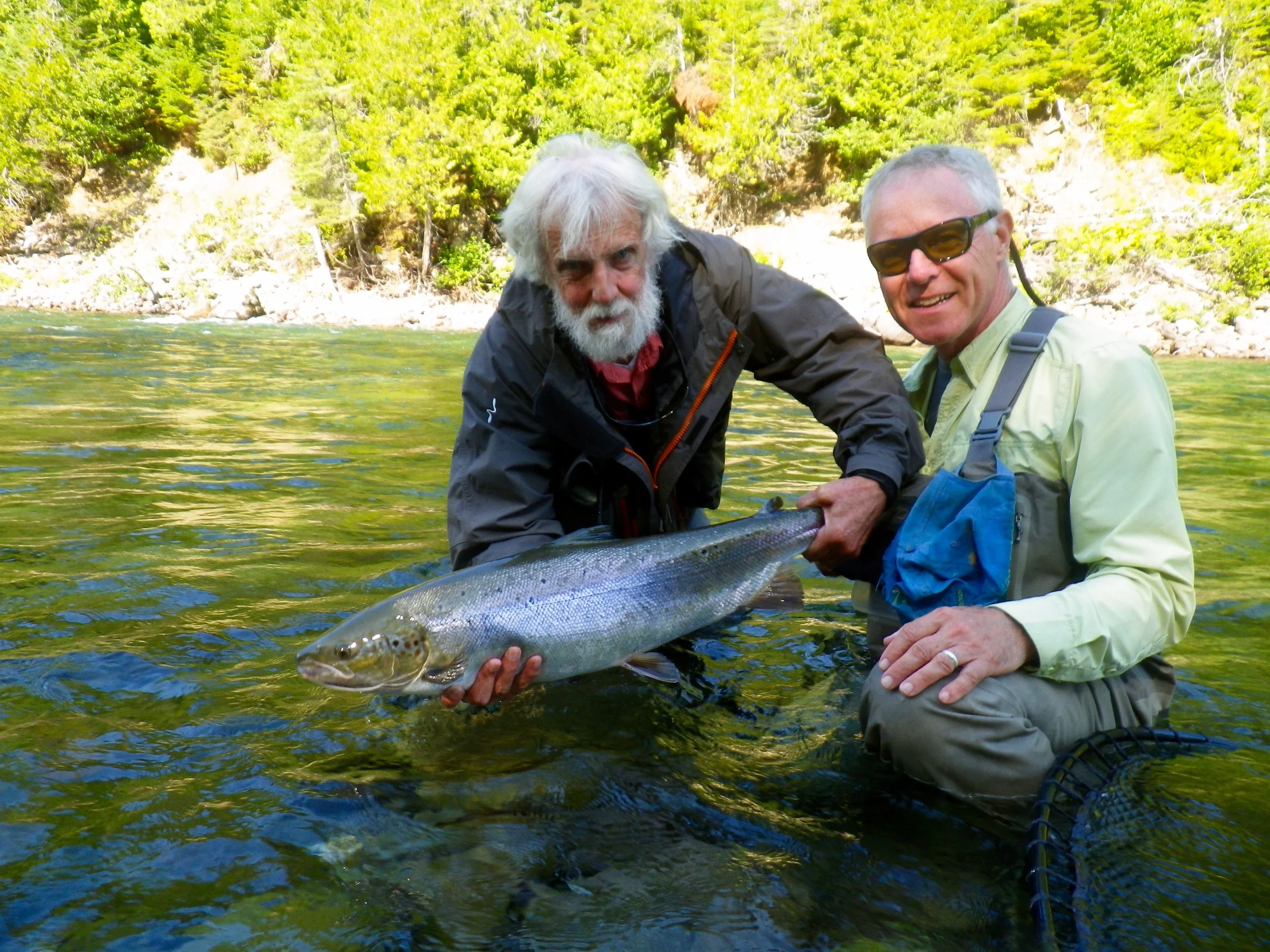 Perry Munro is a professional guide from Nova Scotia and no stranger to the Atlantic Salmon, didn't take Perry too long to get it done!