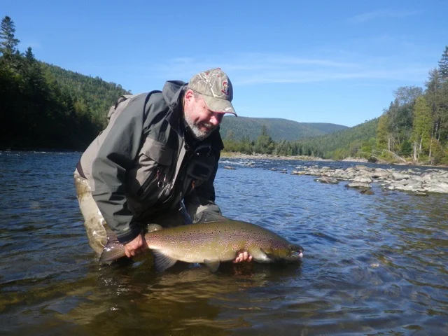 Dan Greenberg closes the season with a nice one from the Grand Cascapedia, congratulations Dan, a fine fish!