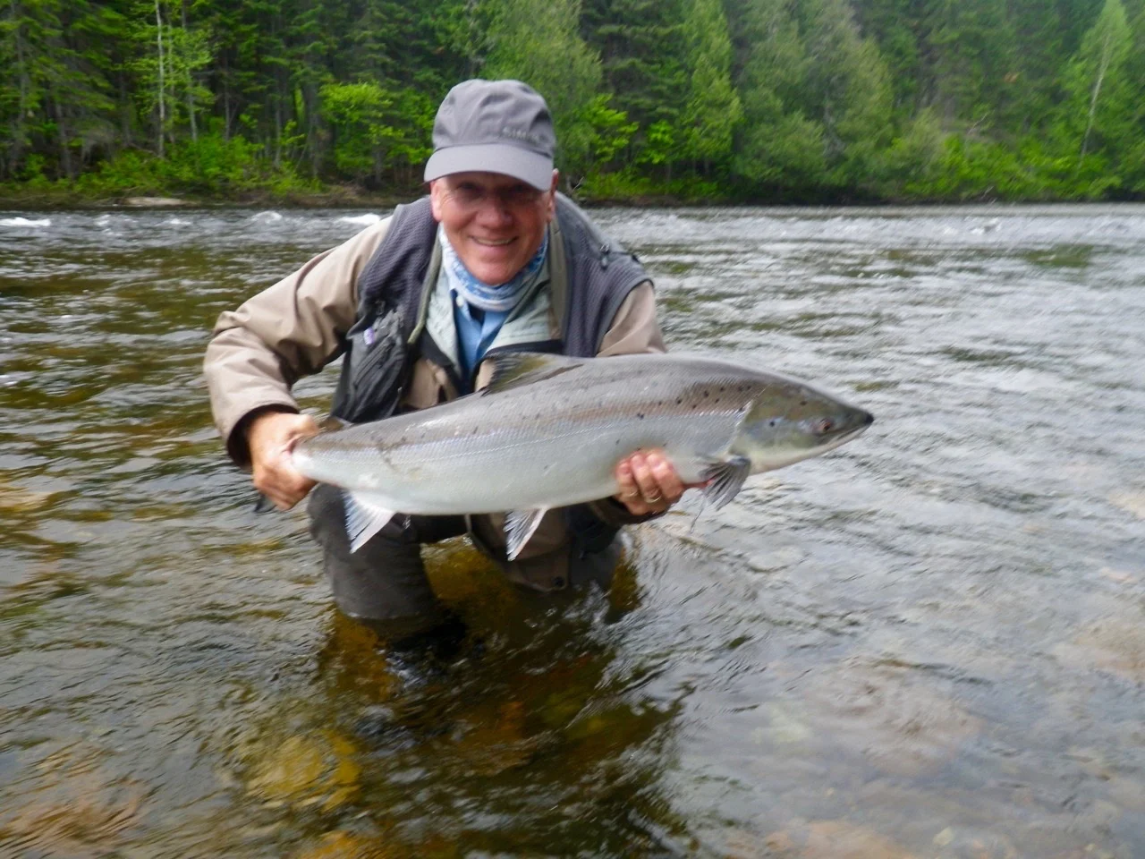 Curt Hamilton with a nice one on the Grand Cascapedia, Nice one Curt.