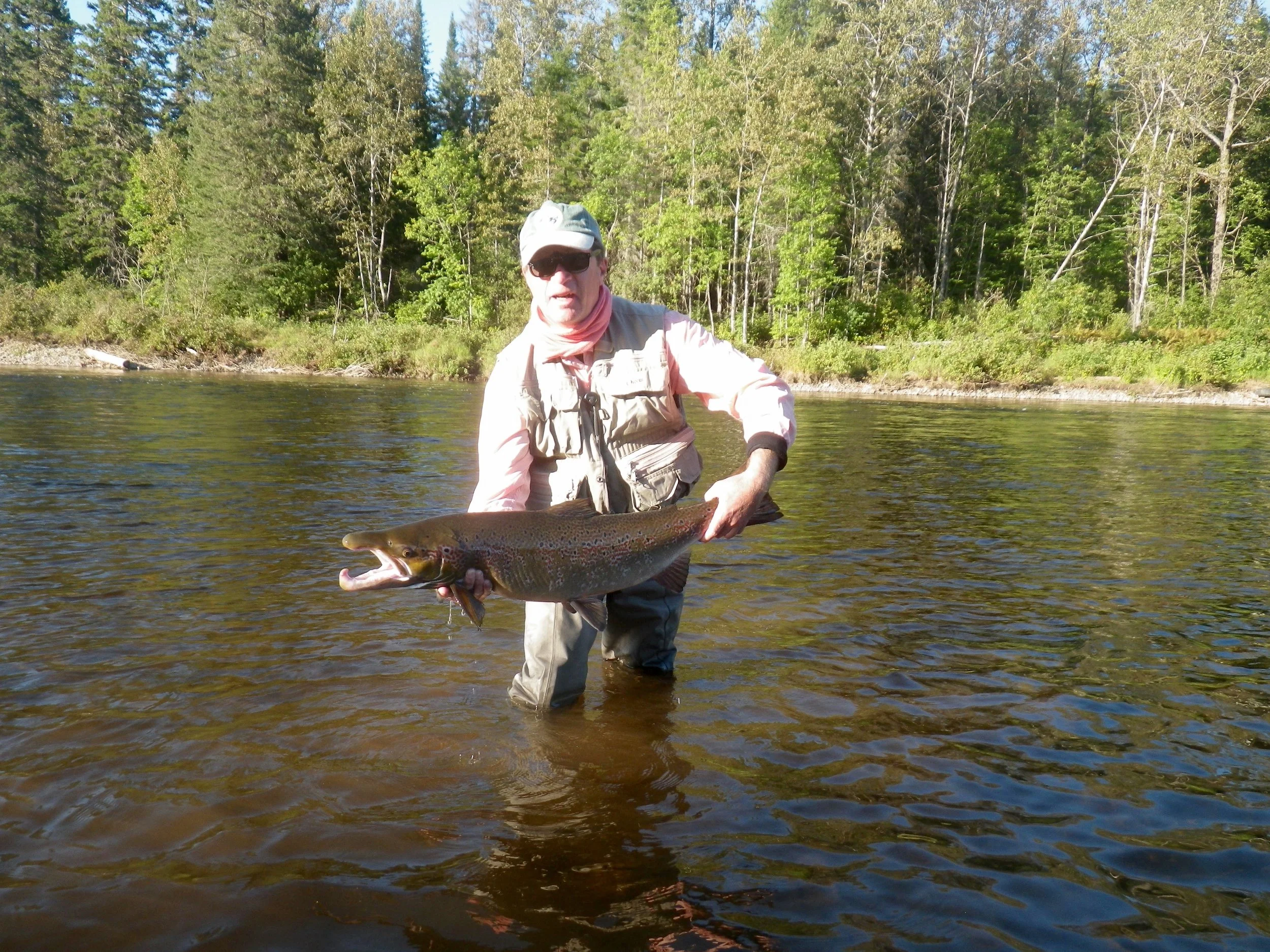 Gerard Pichot with another fine male salmon, nice one Gerard
