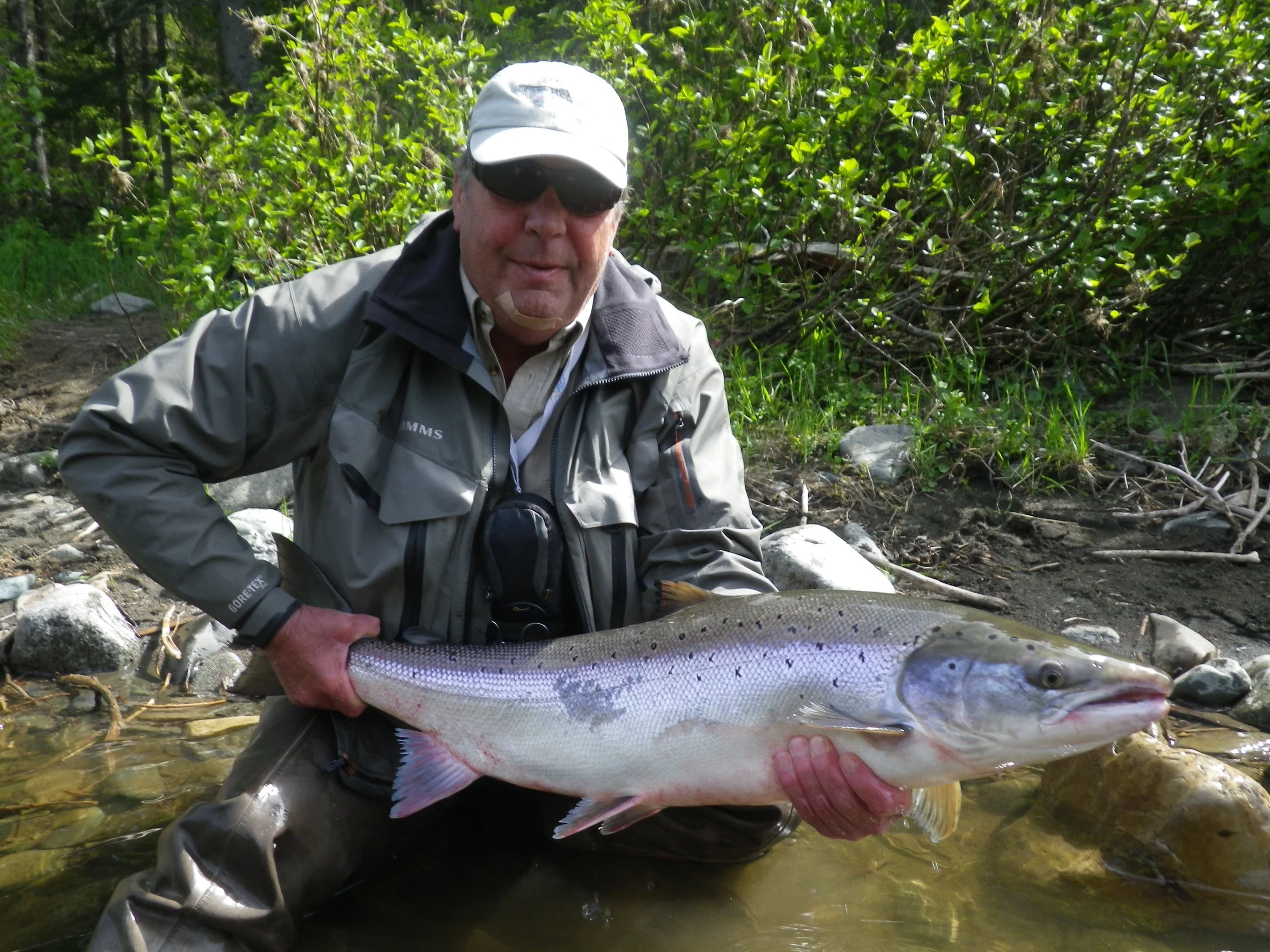 Salmon Lodge regular Julian Carr with his first of 2017, well done Julian!