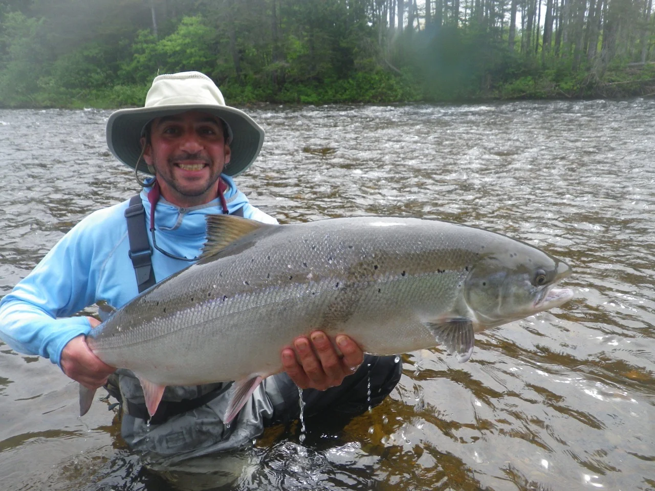 Anthony Mellano have been coming to Salmon Lodge for many years, he sure know how do do it right!, Nice one Anthony!