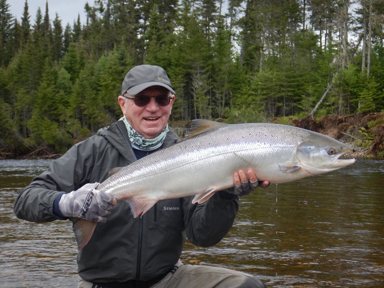 Salmon Lodge regular Bill Pihl is a great angler, here's proof once again, Nice one Bill! 