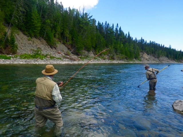 Manuel Tavares came all the way from the Dominican Republic to get away from the heat and catch salmon! congratulations Manuel, see you again in September.