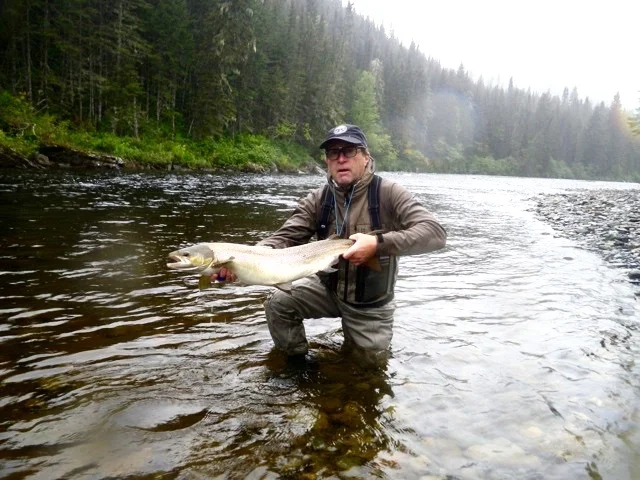 Salmon Lodge regular Gerard Pichot with his first of the season, nice one Gerard!