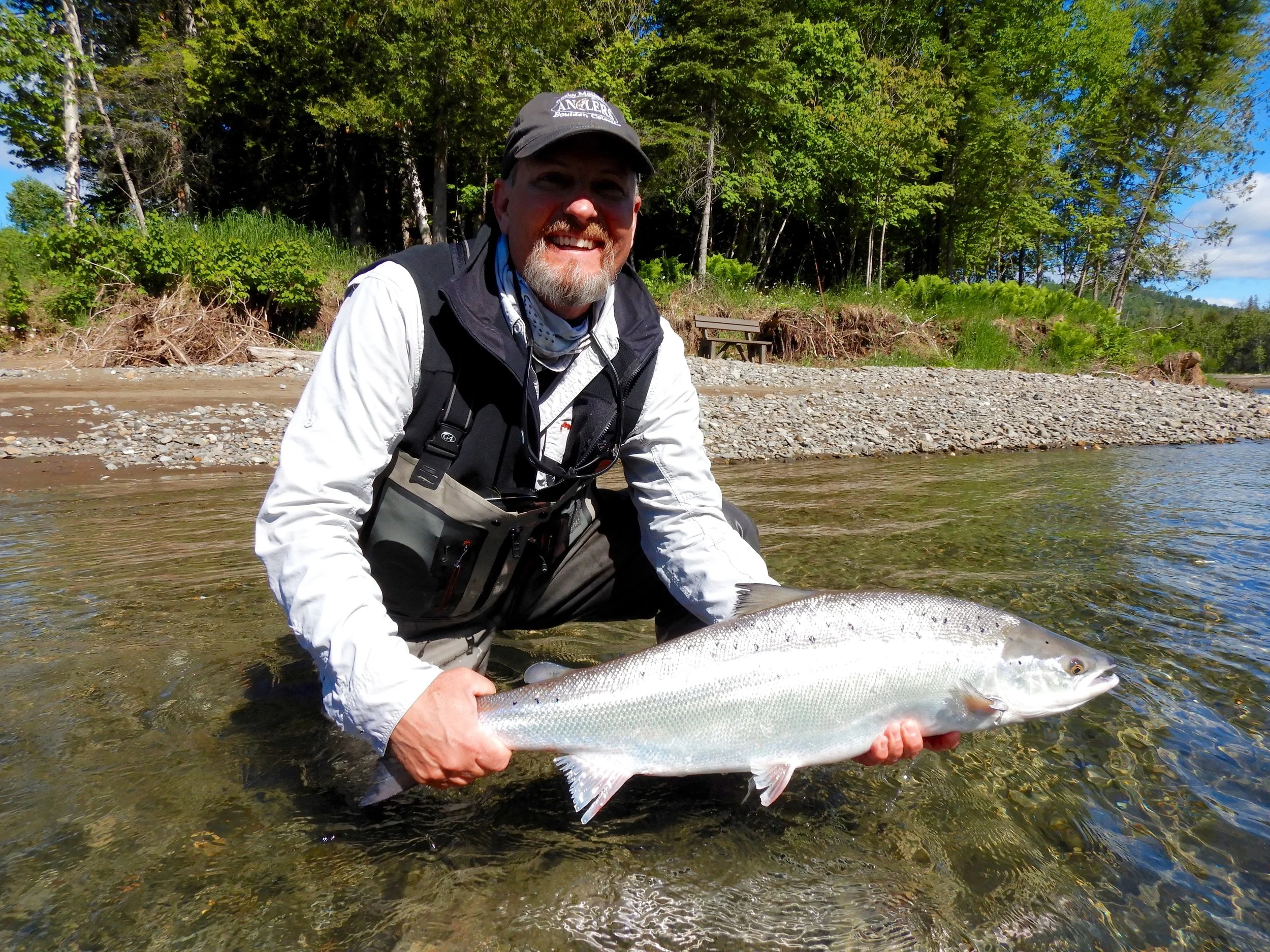This was Greg Hult's first trip to Salmon Lodge, he had a great time and landed a few good fish. Well done Greg. 