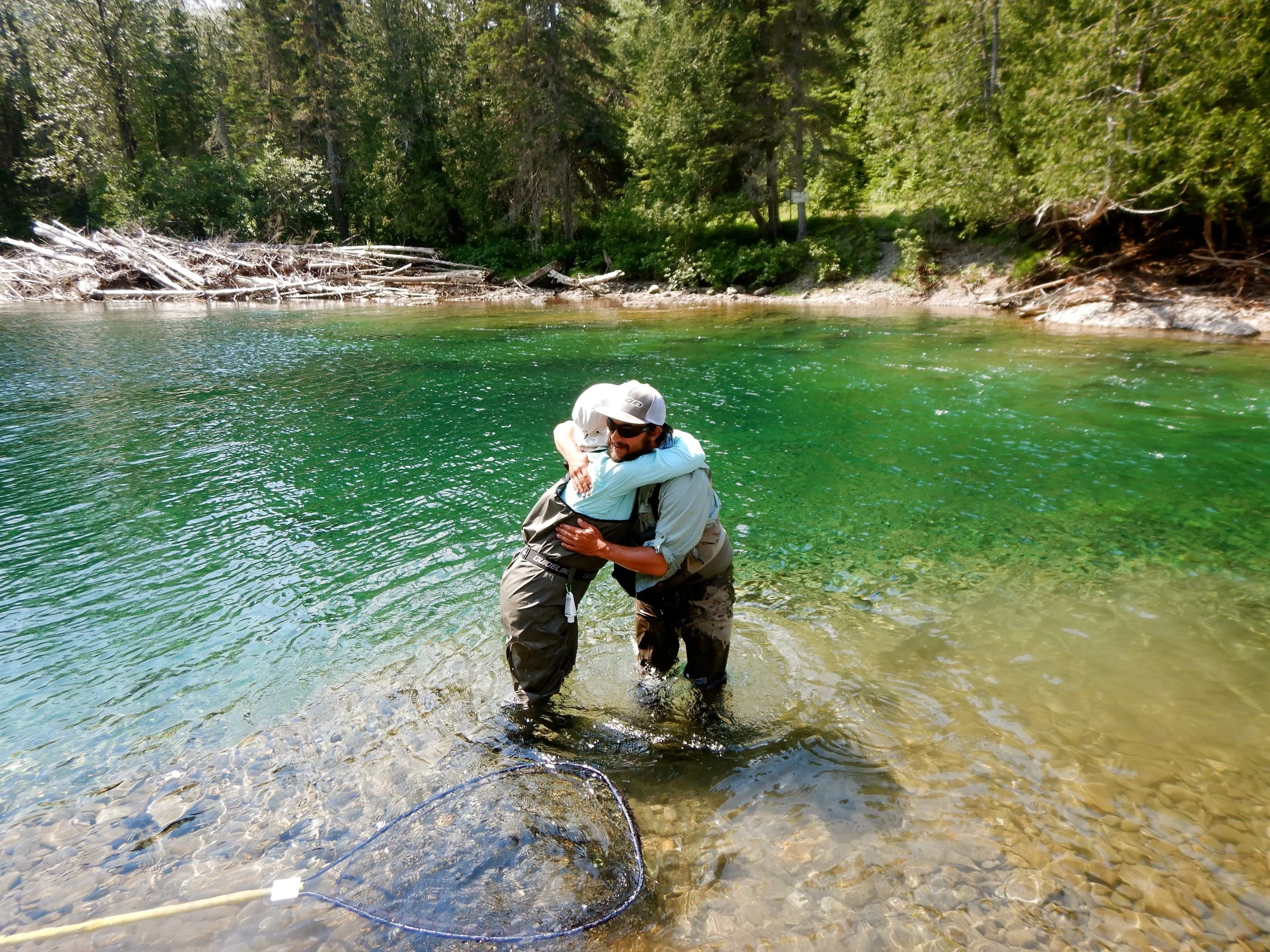I think Nicole gets nominated for the happiest angler of the year award!