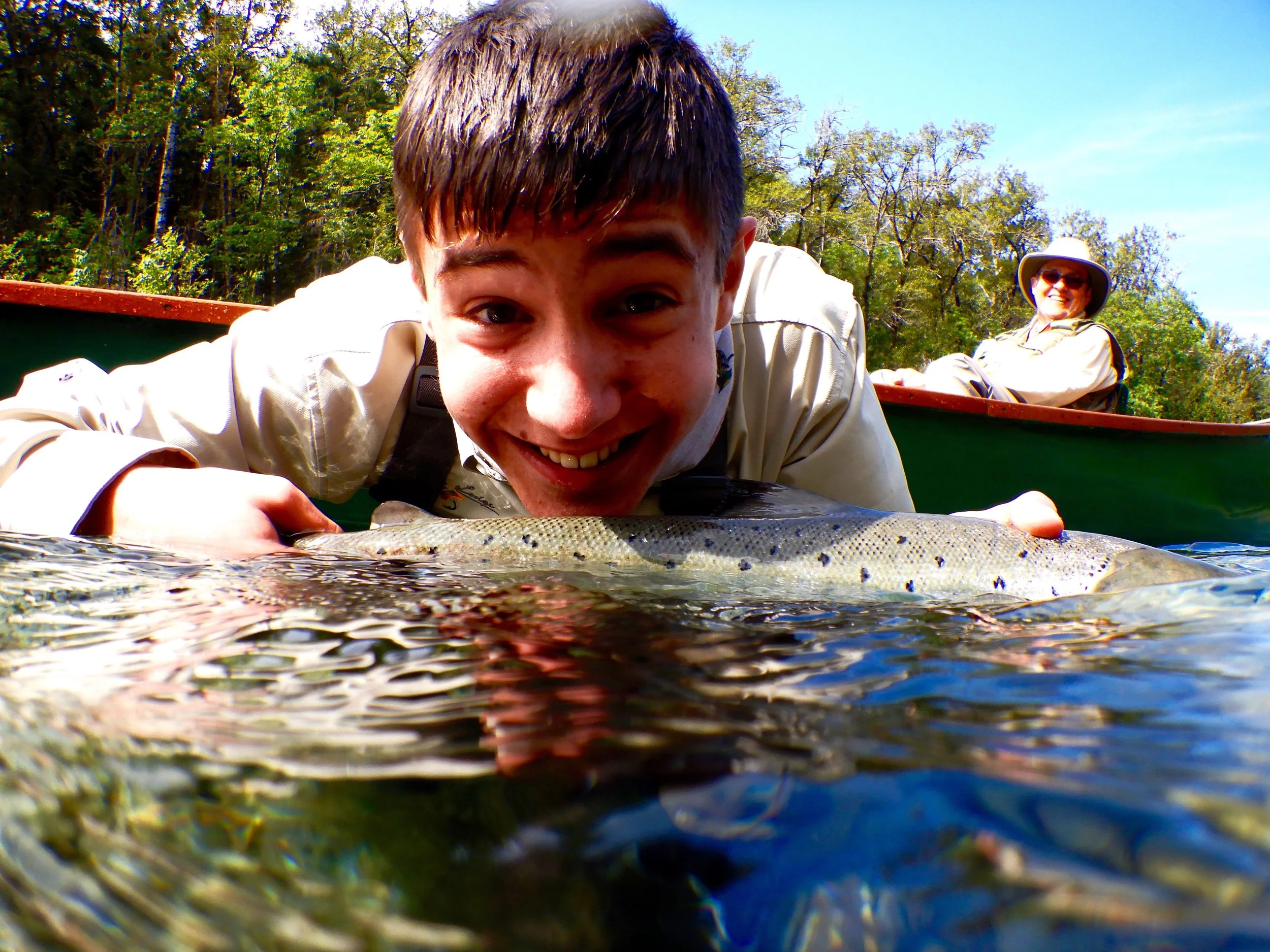 Jerome sure knows how to keep them in the water, lol nice shot Jerome!