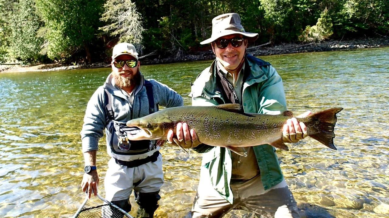 Jim Palmer with a nice one on the Grand Cascapedia, well done Jim, see you next year!