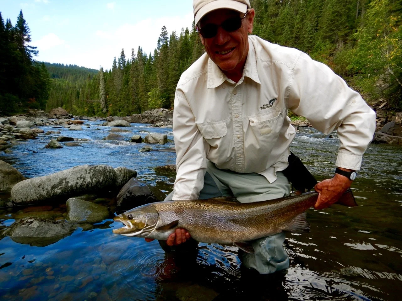 Ed Burlingame is no stranger to salmon fishing, didn’t take him long to get this one, nice one Ed, congratulations!