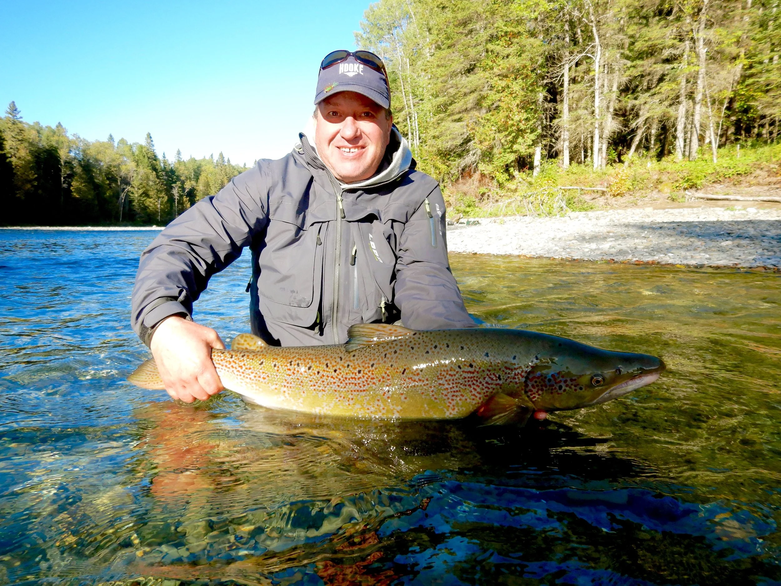 This was Steve Bujold’s first trip to Salmon Lodge, not his last, see you next year Steve, congratulations !