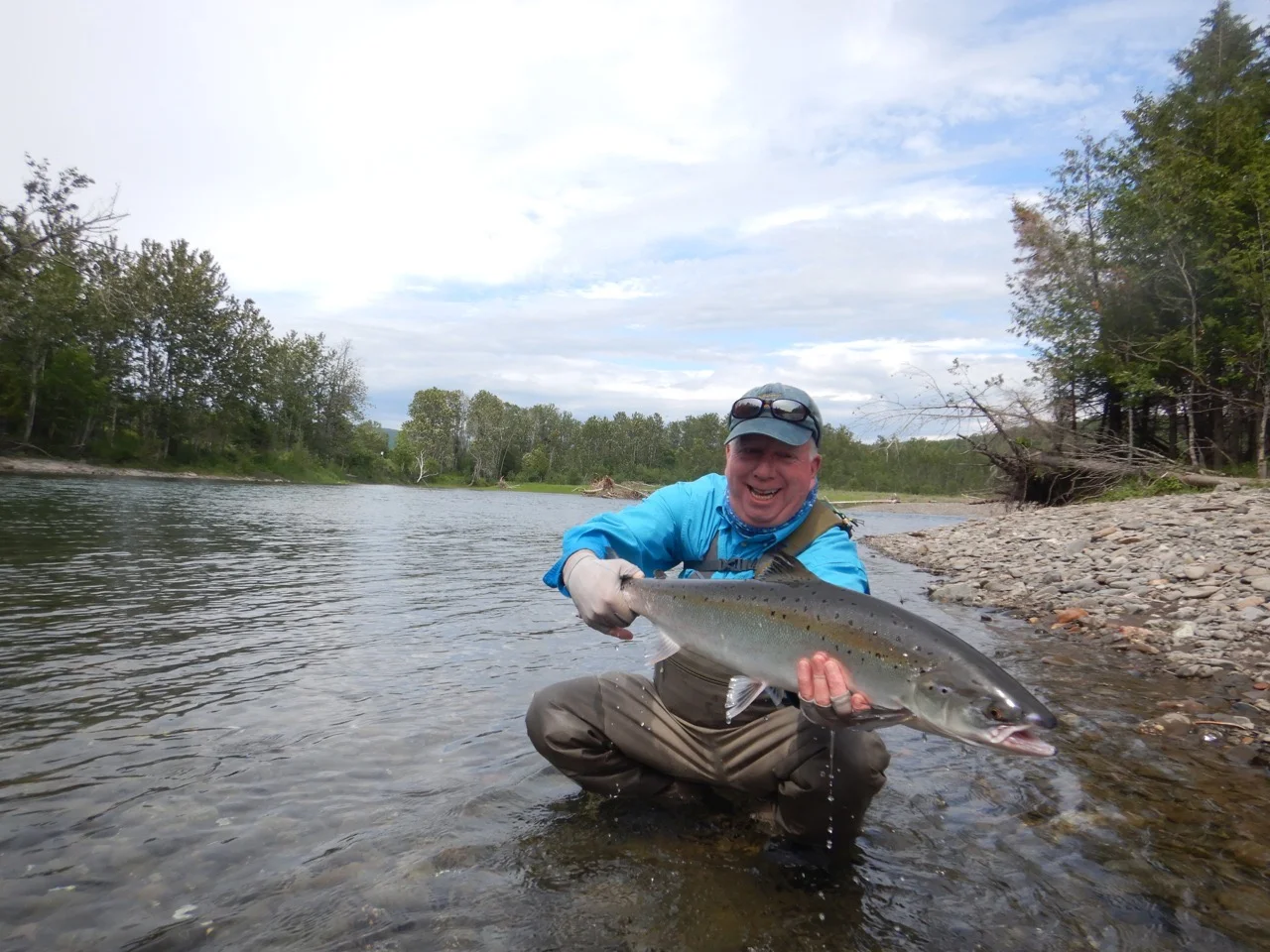 J ohn Allman has been a regular at Salmon Lodge for many years he’s a great angler and good friend. Well done John, see you next year.