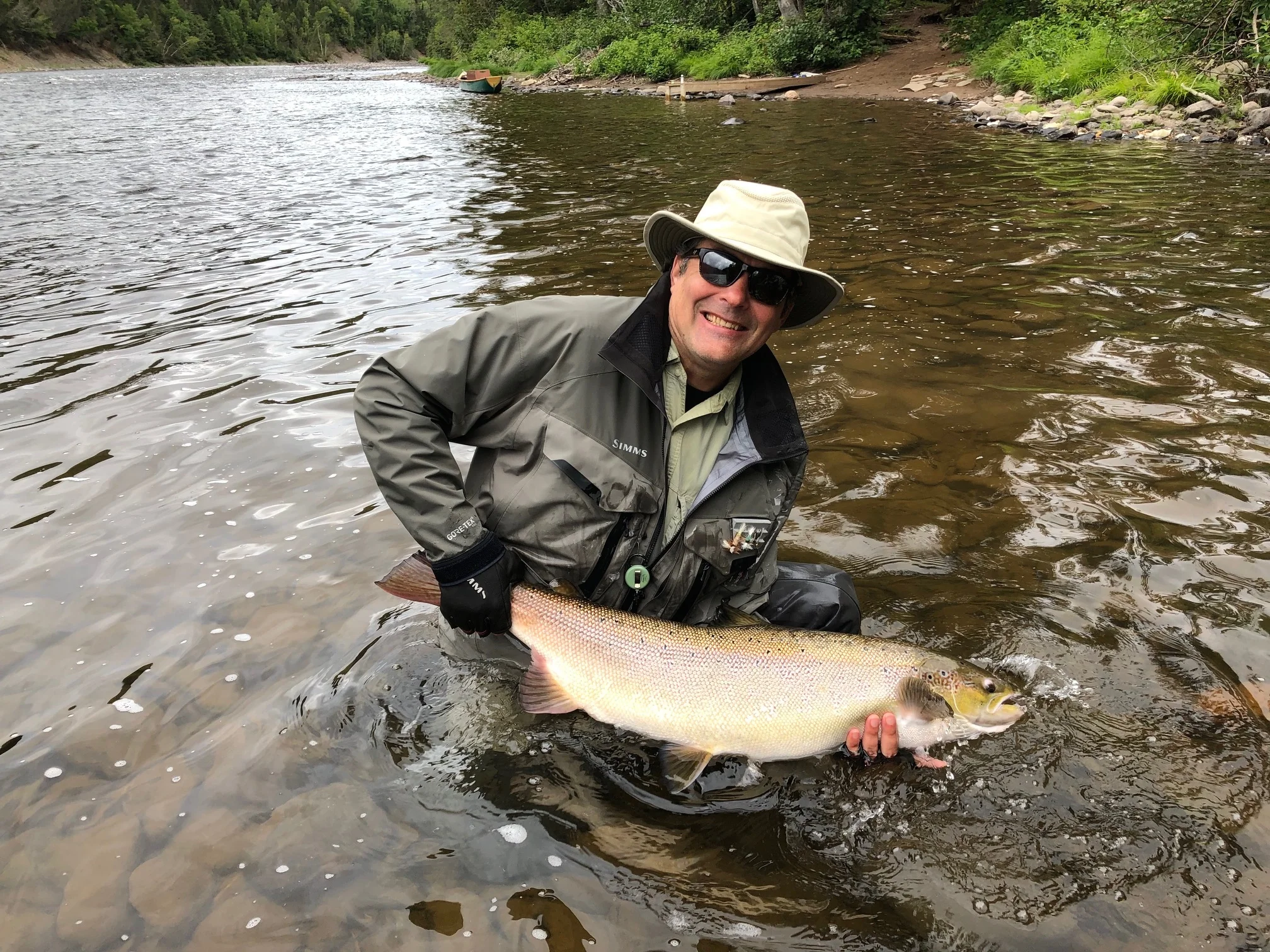 James Palmer landed his personal best on the Grand Cascapedia this week! Living the dream! Nicely done James!
