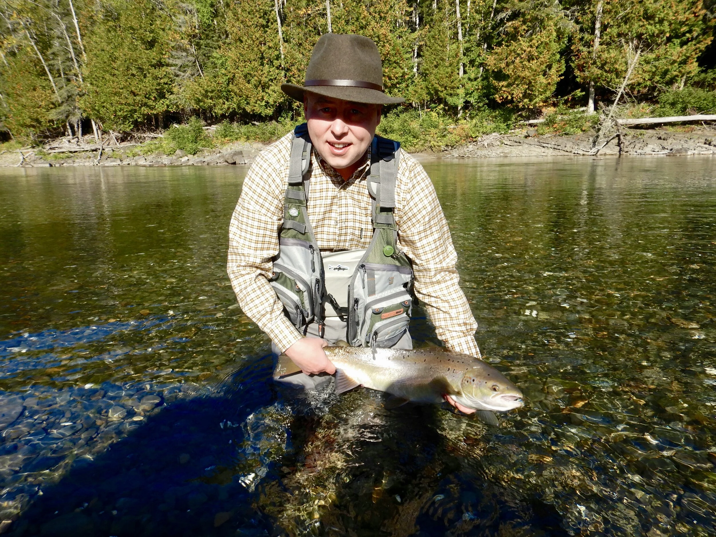 Kieron Leslie landed this beauty on the Bonaventure River! It was an absolute joy having you as our guest and we hope to see you back again next year! Congrats Kieron!