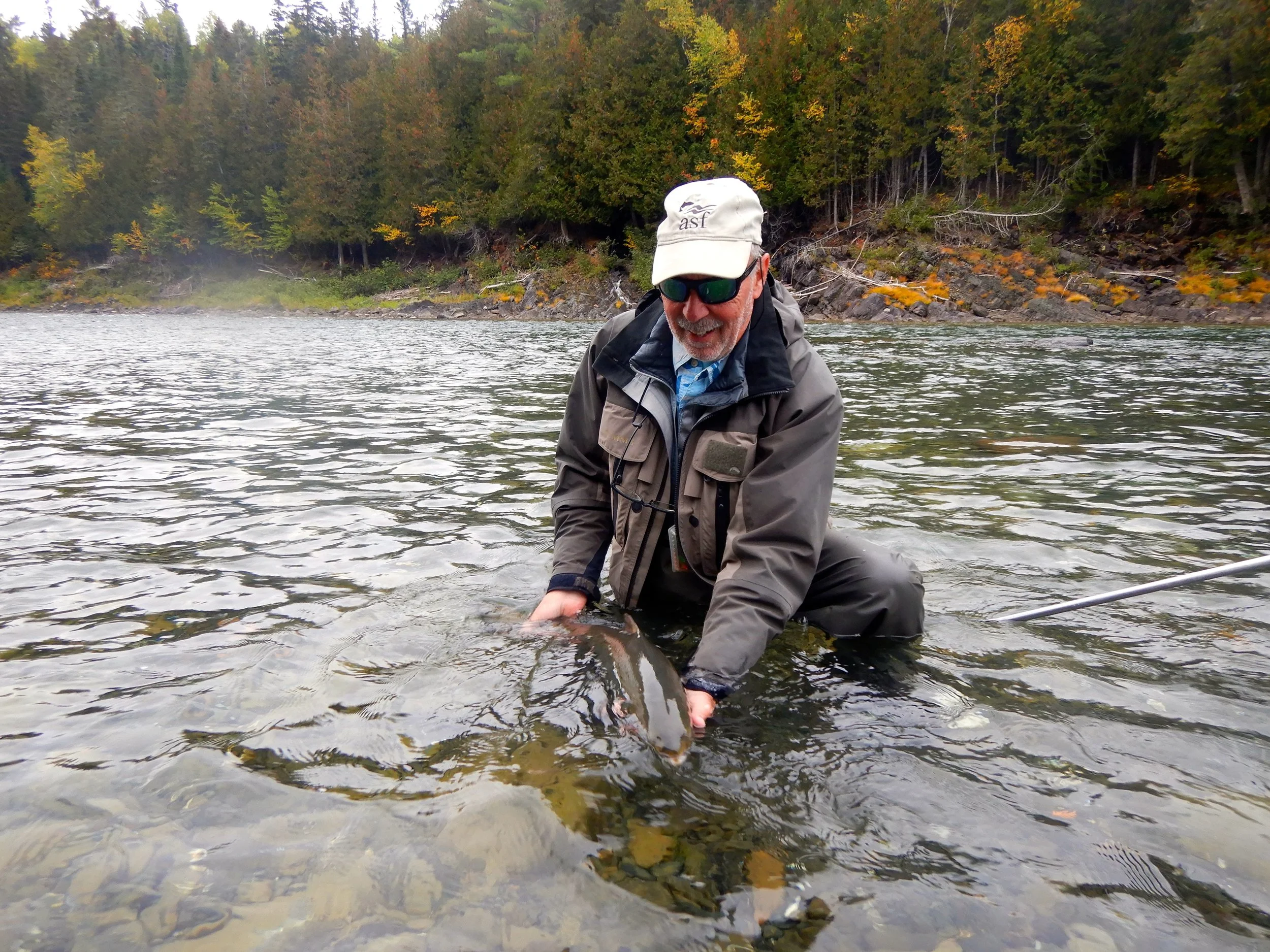 It’s always so wonderful having Stephen Gallagher here in camp with us! The Bonaventure River treated you well! Congrats!