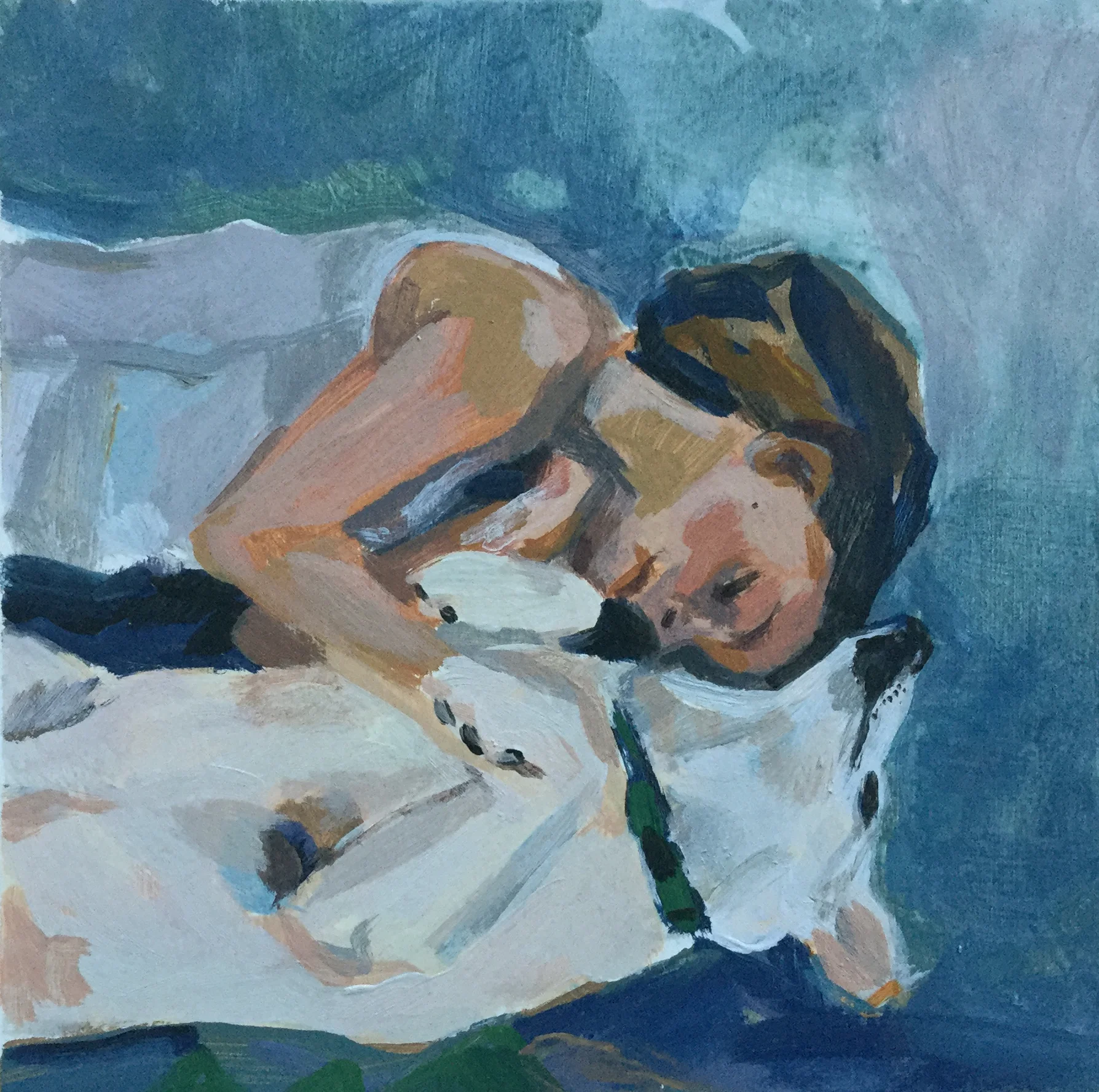 Girl and Dog