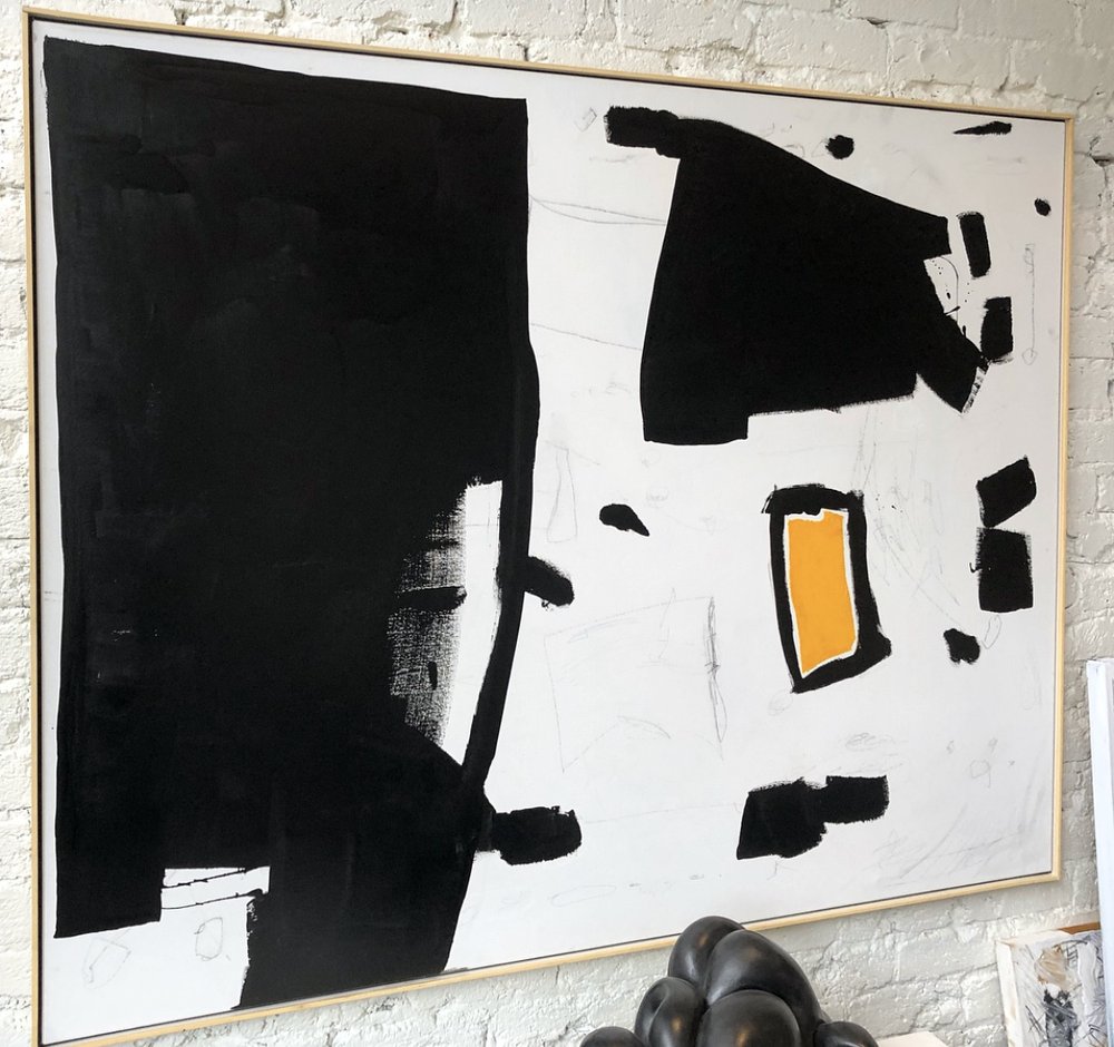 48 X 60 Abstract Oil Painting On Canvas W I L L I A M M C L U R E