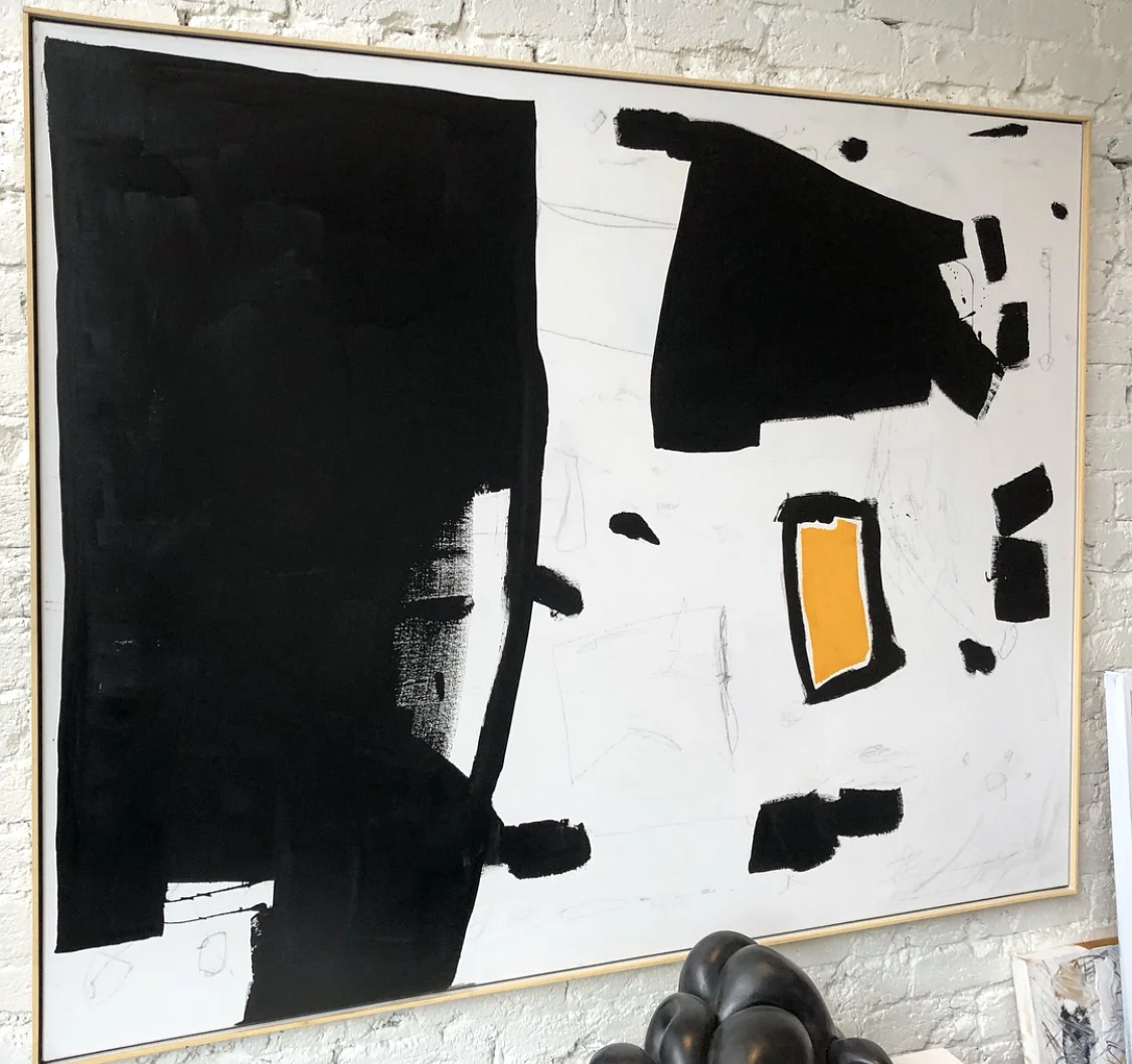 48" x 60" abstract oil painting on canvas