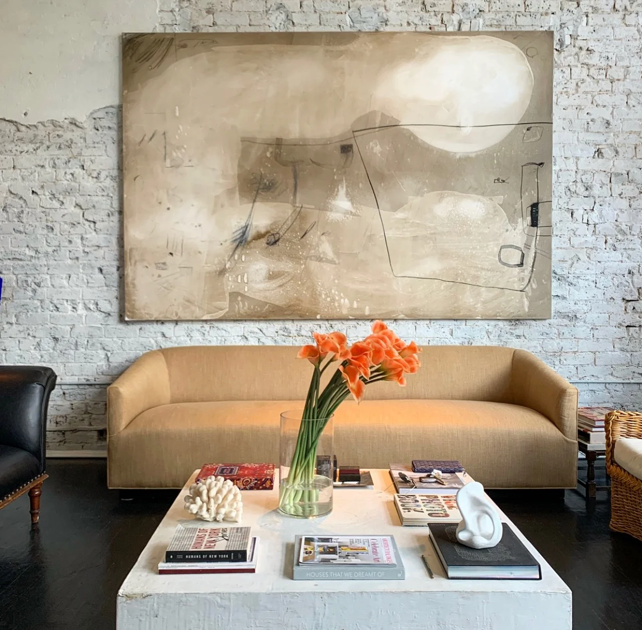 108" x 72" abstract mixed media painting