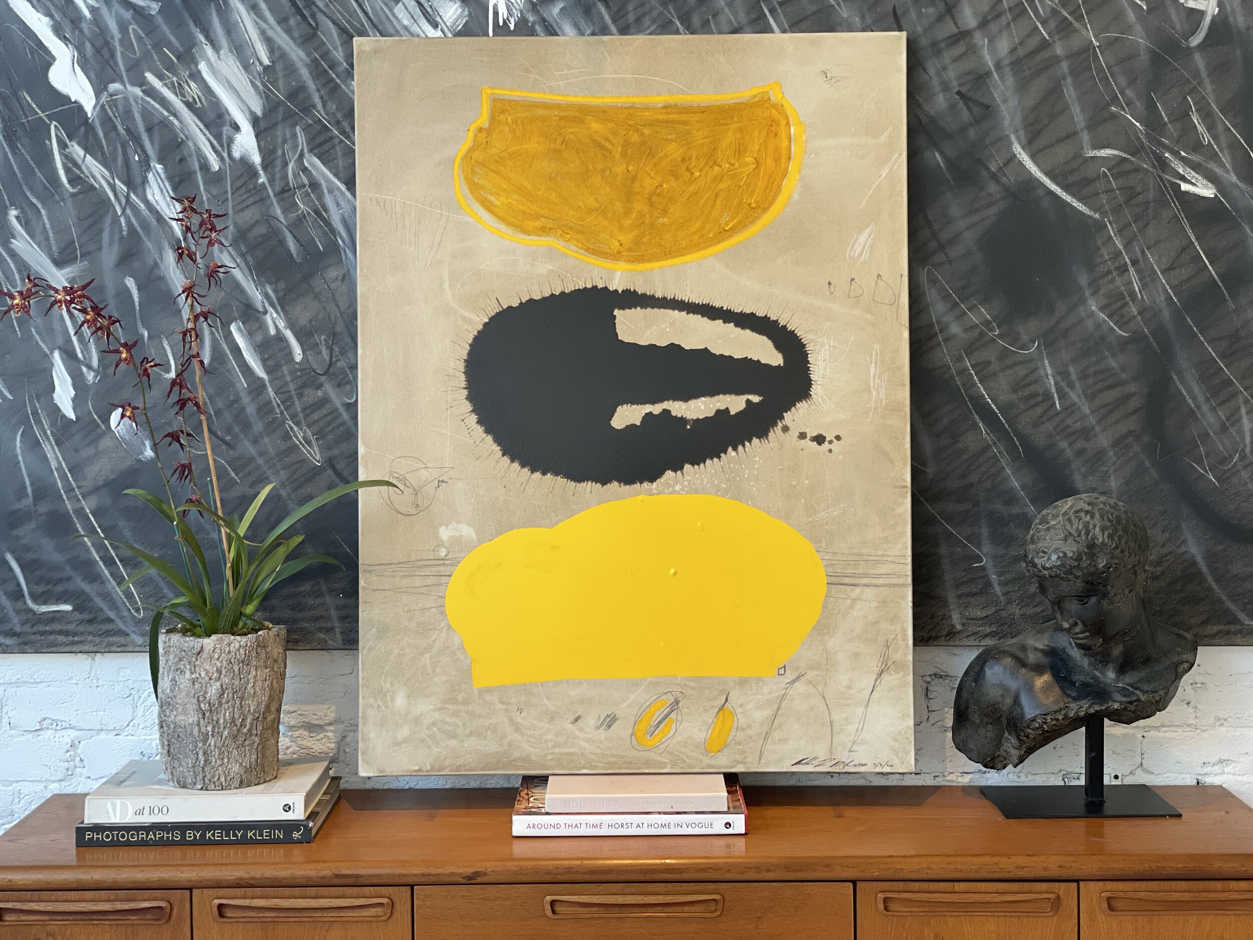 36" x 48" abstract painting on canvas