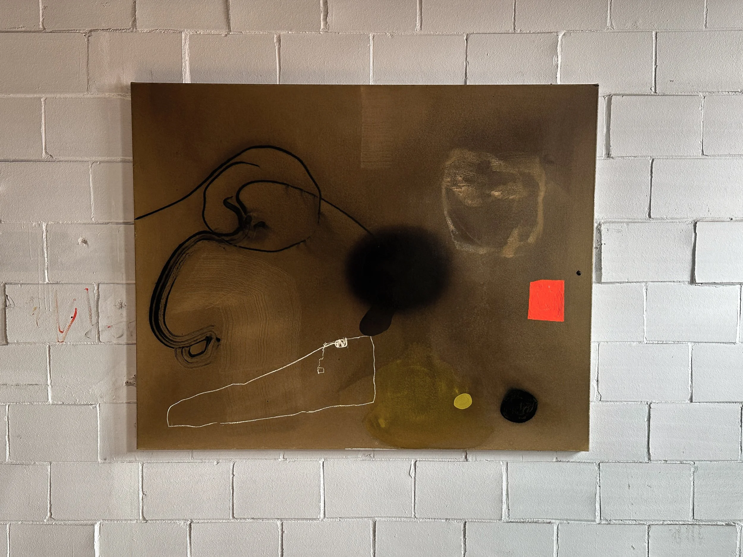 48" x 60"  ABSTRACT OIL PAINTING ON CANVAS