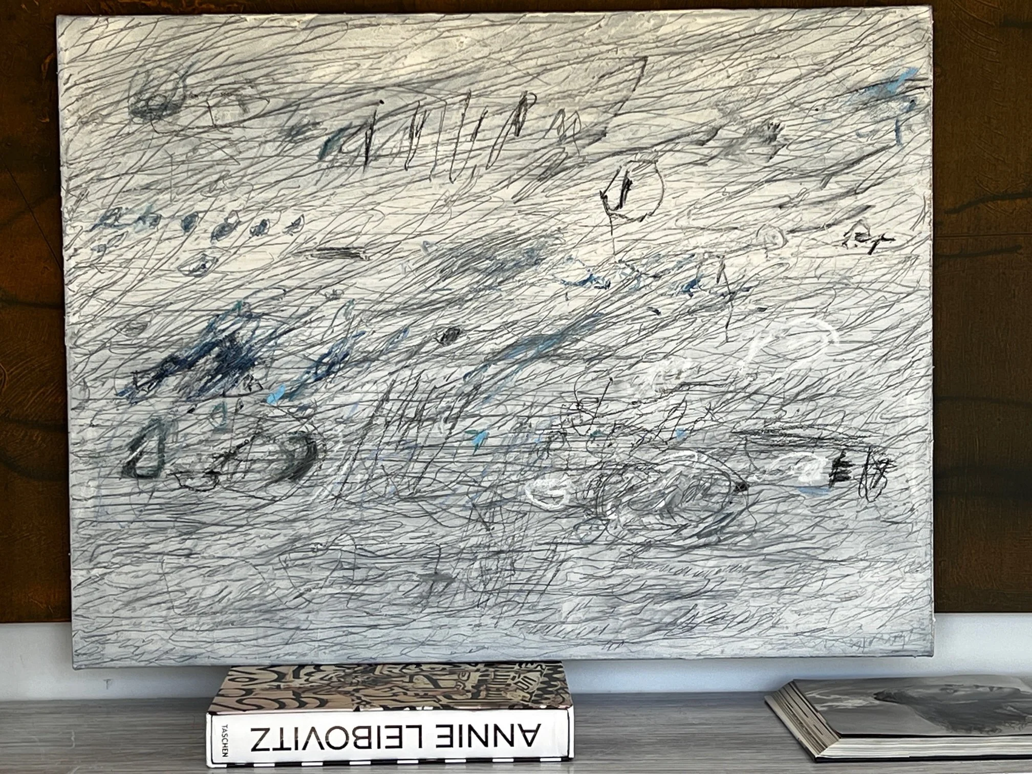 30" x 40" abstract mixed media on canvas