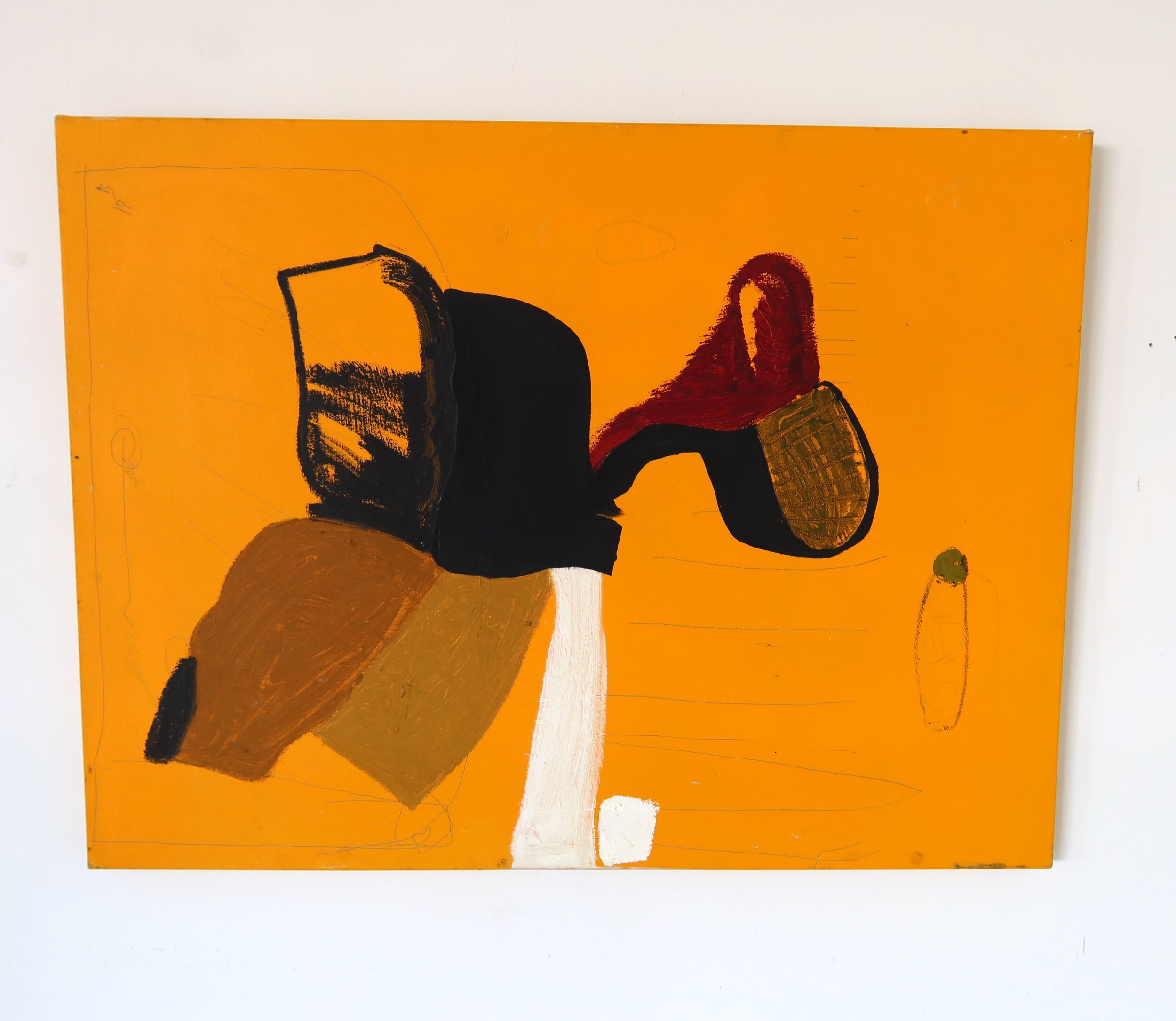 30" x 40" abstract mixed media on canvas