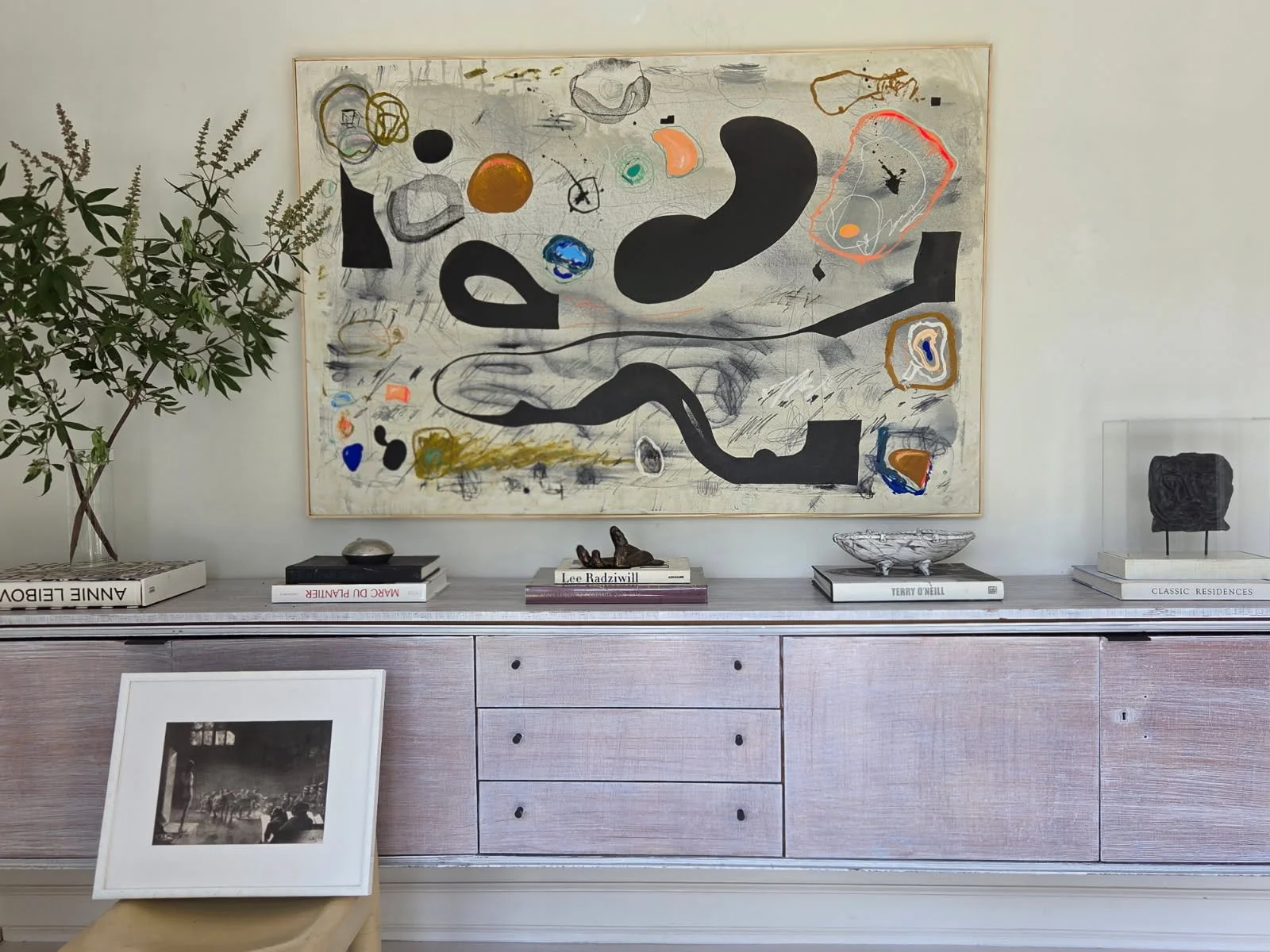 40" X 60" abstract mixed media on canvas