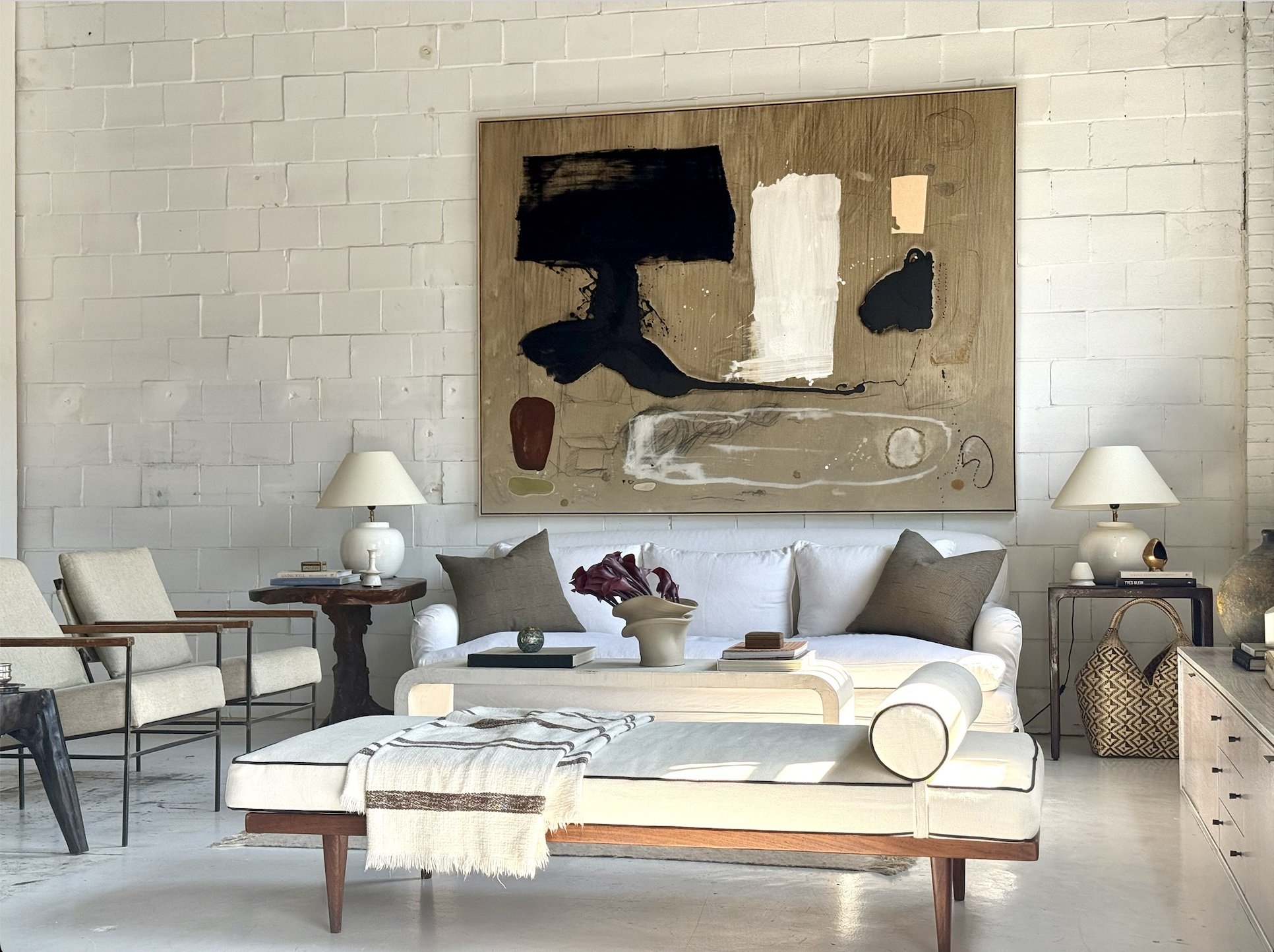 96" x 72"  mixed media abstract on canvas