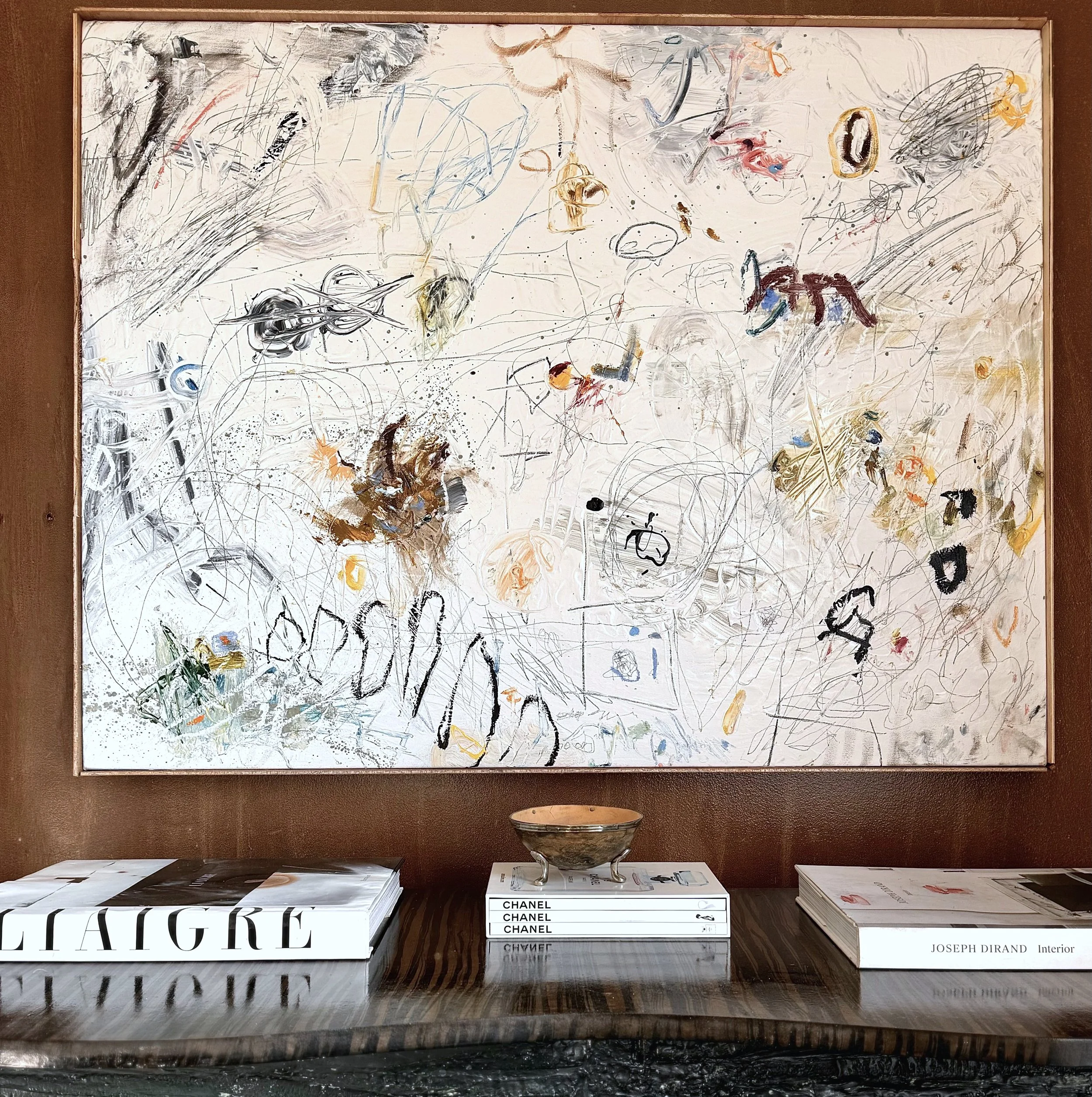 36" x 48" ABSTRACT PAINTING ON CANVAS