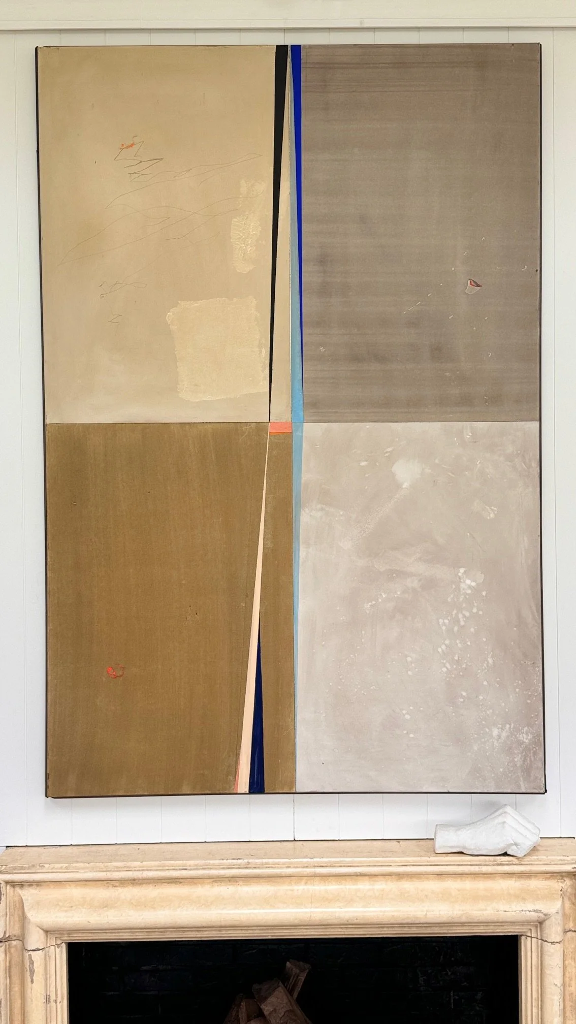 48" x 72" abstract painting on canvas