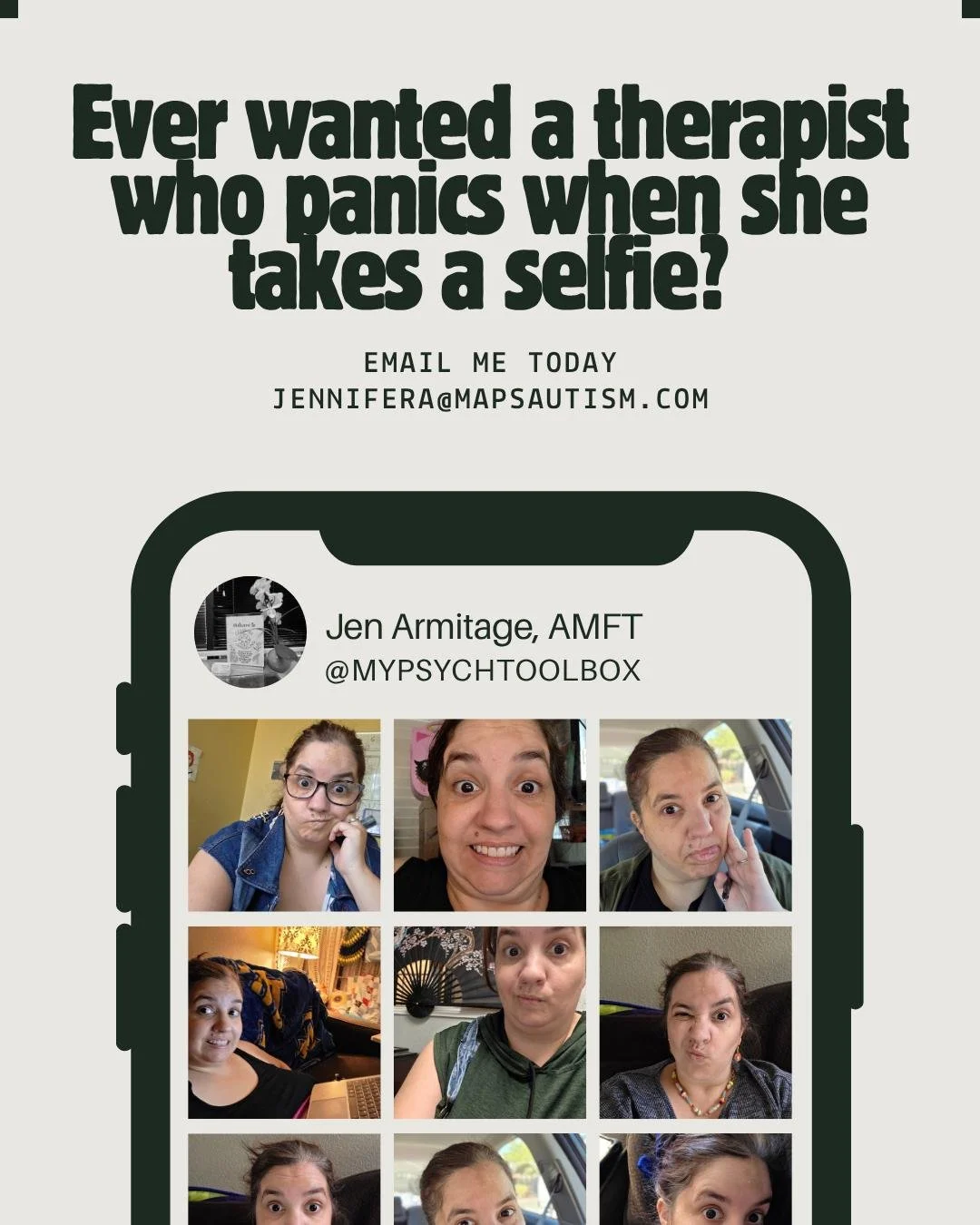 It started with me not able to find a professional picture of myself to post. Then I got a little sassy and made some fake ads. I amuse myself sometimes...and usually only myself. Not actual ads. 

...But should they be?