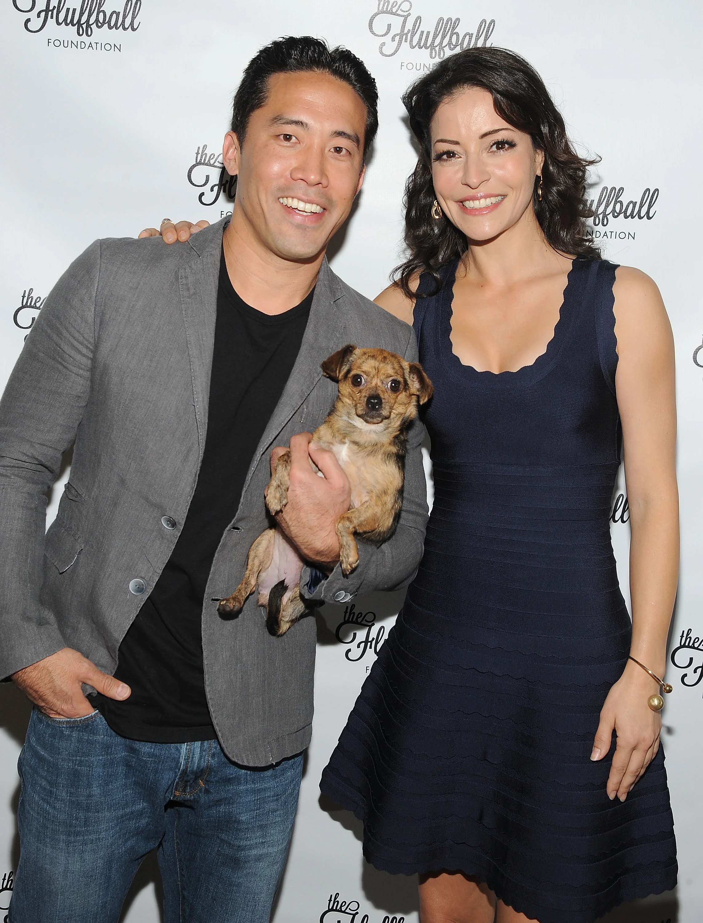 Marc Ching of Animal Hope & Wellness with Emmanuelle Vaugier