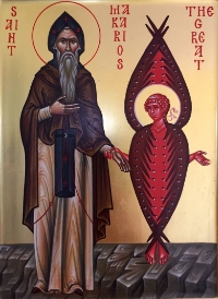 Translocation of the relics of St. Makarios the Great commemorated on 25 August