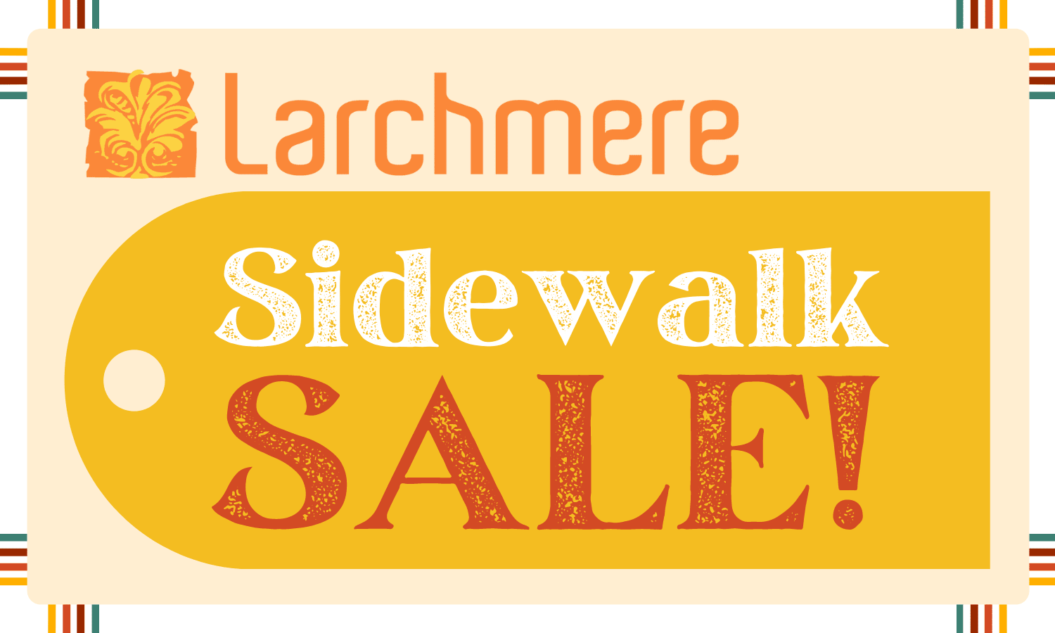 Larchmere Sidewalk Sale - Memorial Day Weekend