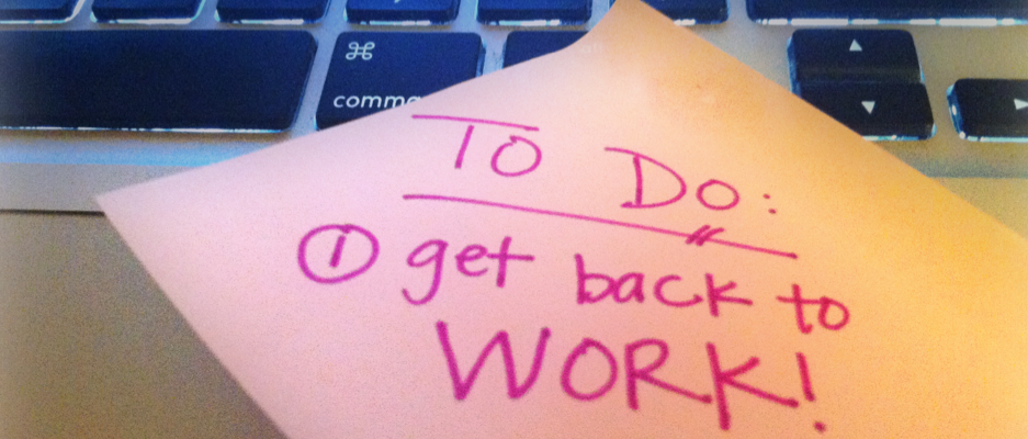 We Must Get Back to Work