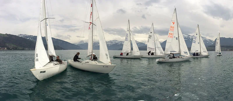 Yngling Training in Thun, 2-3 April 2016