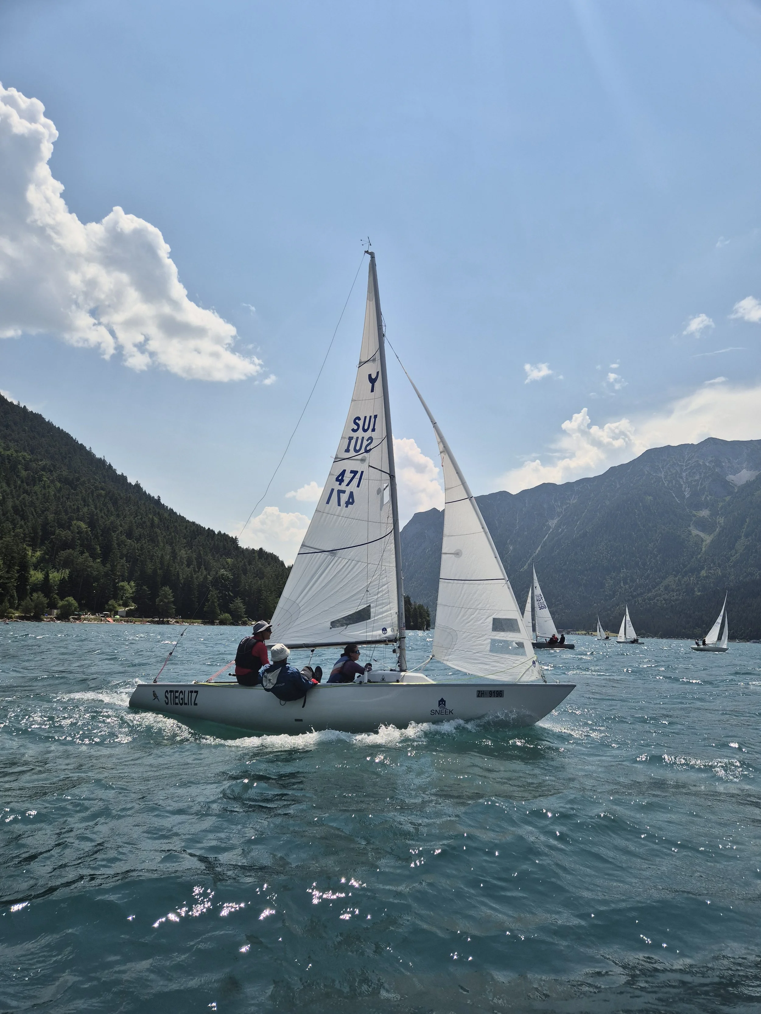 Hochsommerliche Thermikverhältnisse am Achensee