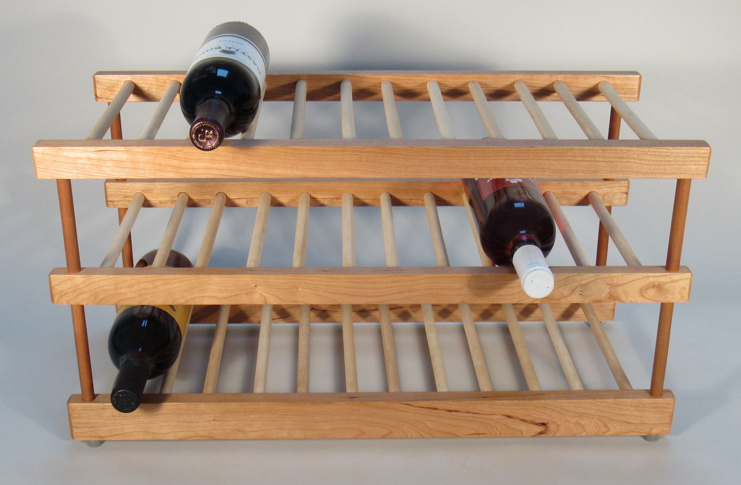 Triple Cherry Wine Rack — Creations Gallery