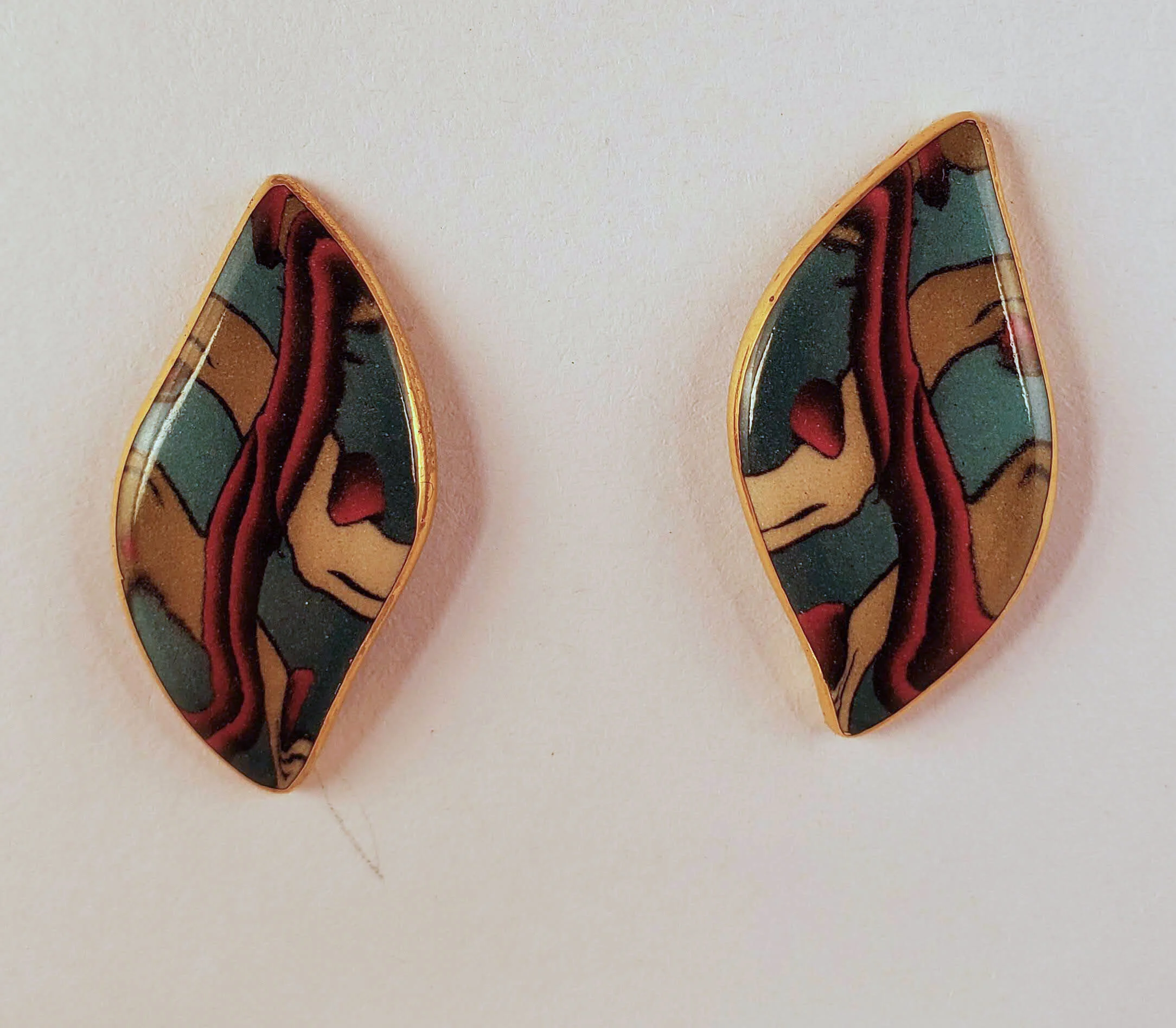 "Rainforest" Earrings - clip