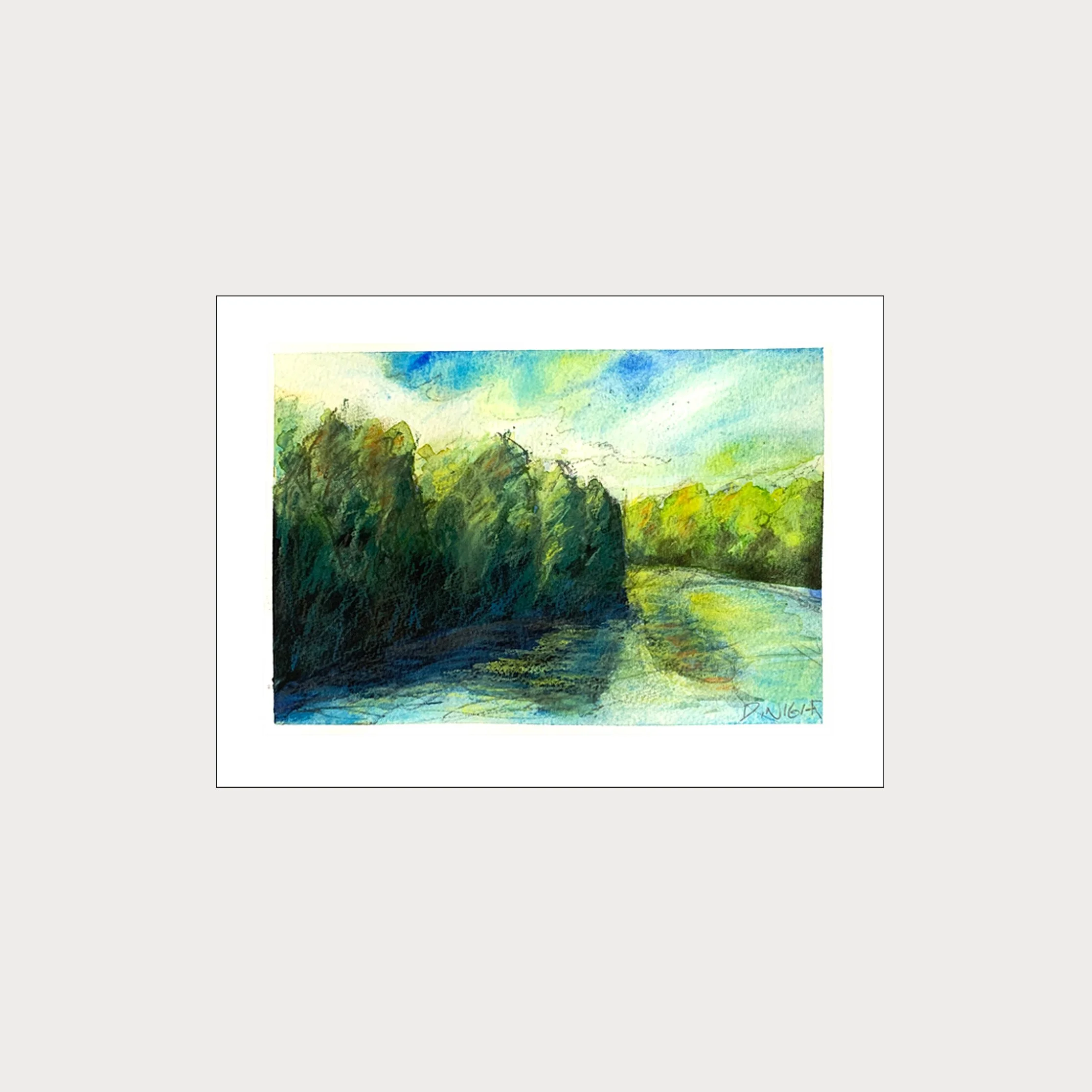 PRINT | 'River Early Morning'
