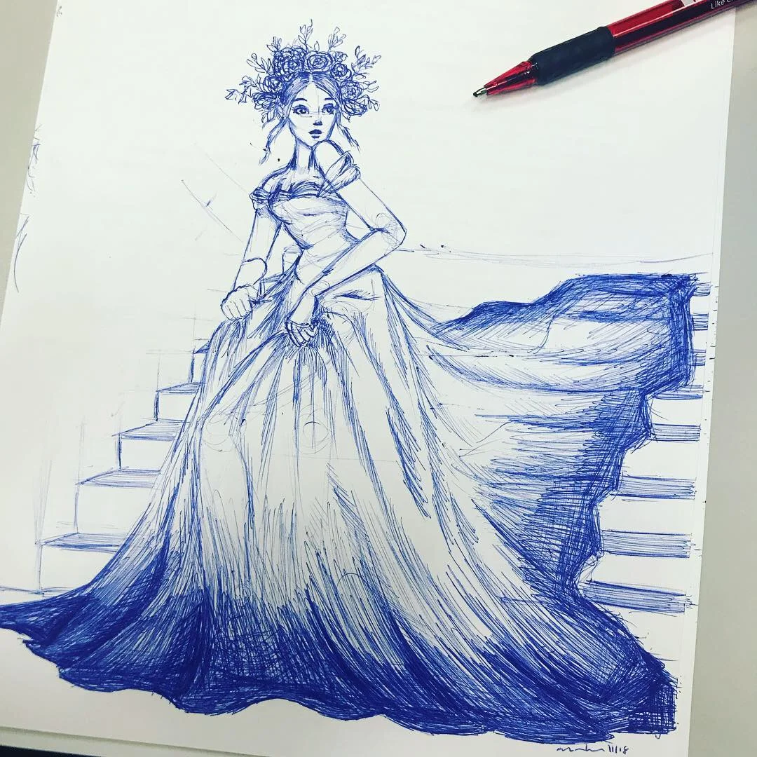 Flowy Dress and Floral Crown