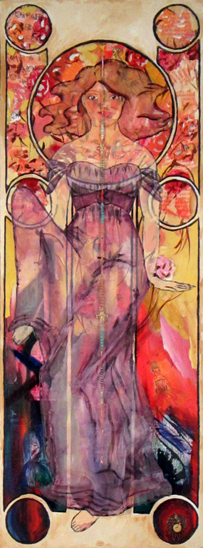 Shades of Mucha and Rauschenberg